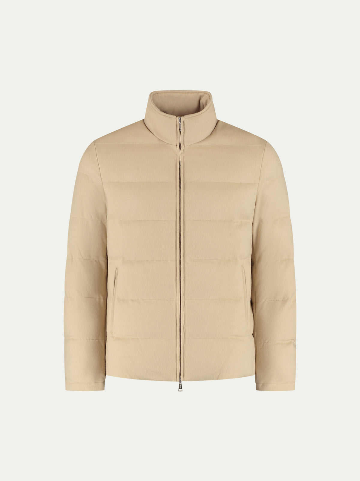 Beige AUR1 Puffer Jacket