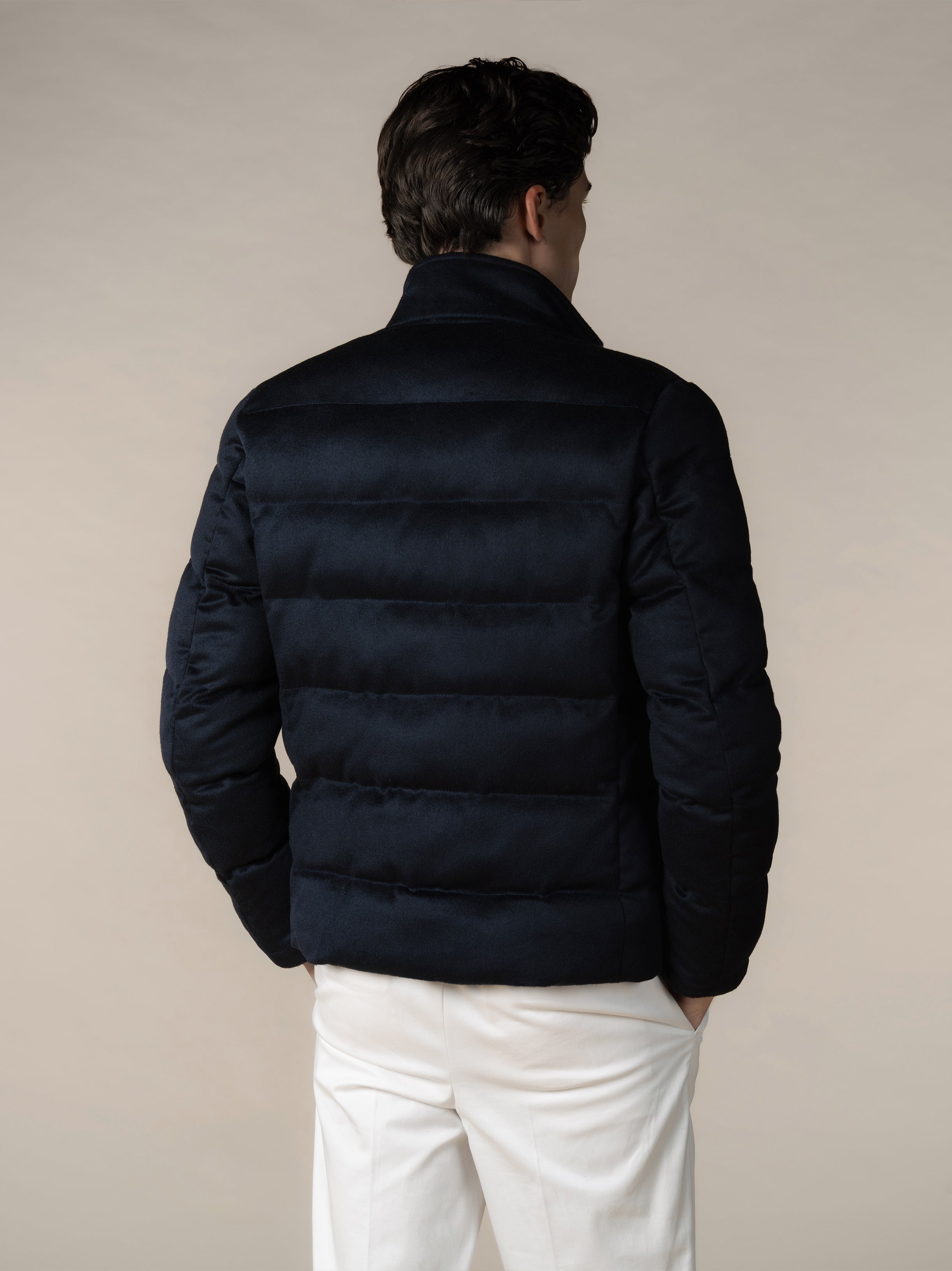 Navy AUR1 Puffer Jacket