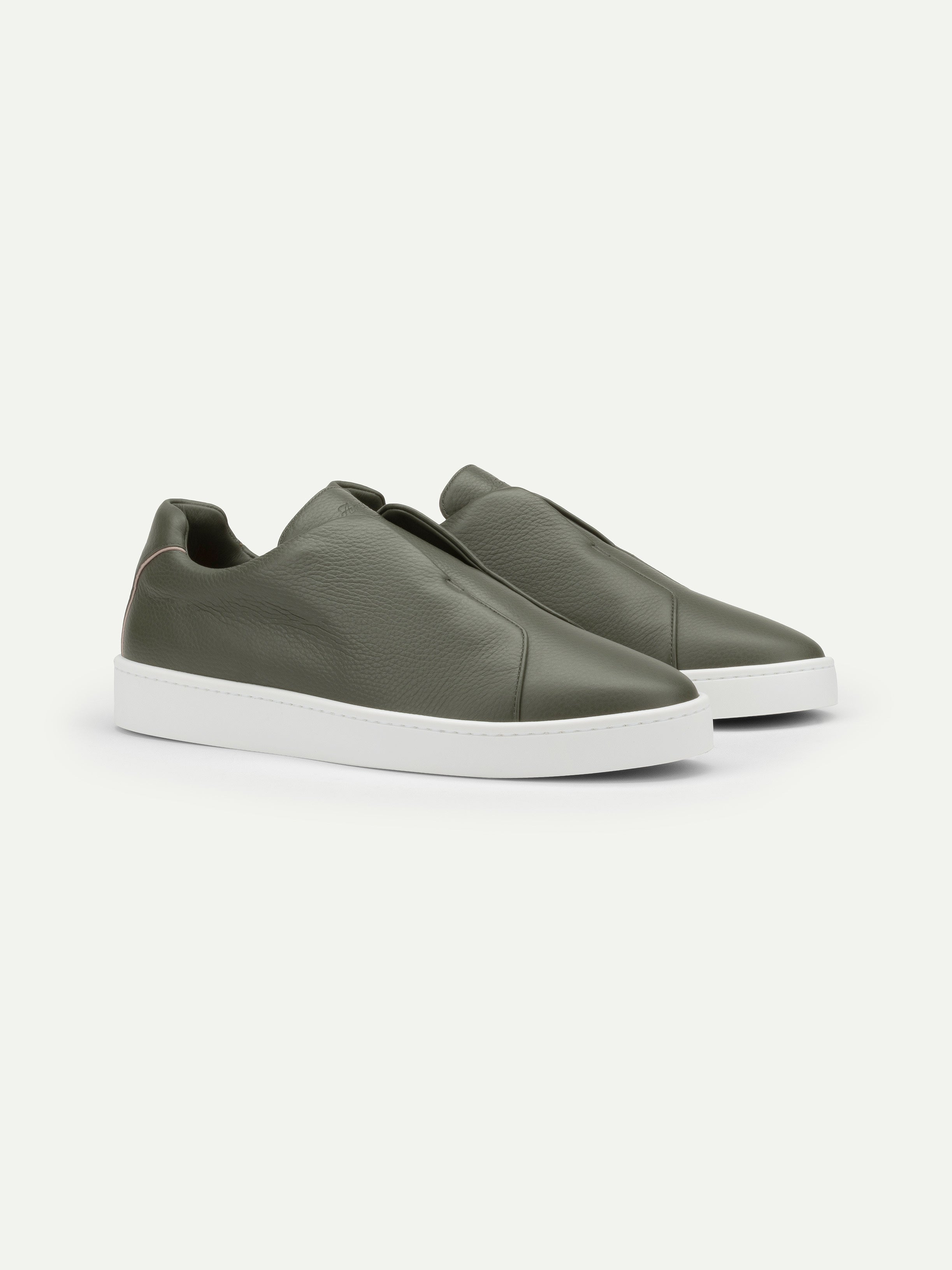 Classic Green Grain AUR3 Sneaker