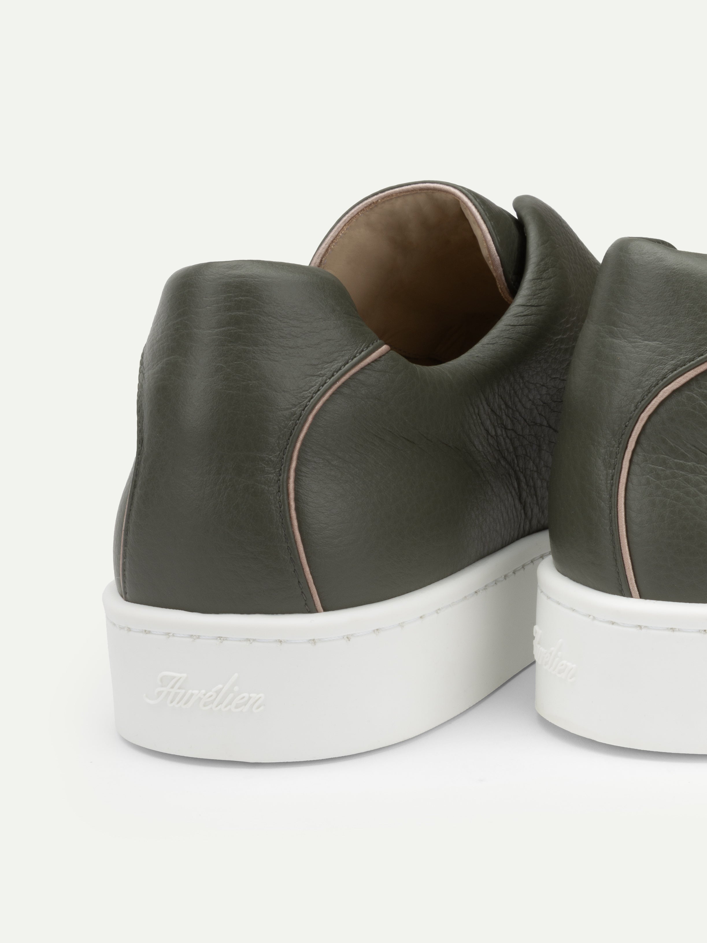 Classic Green Grain AUR3 Sneaker