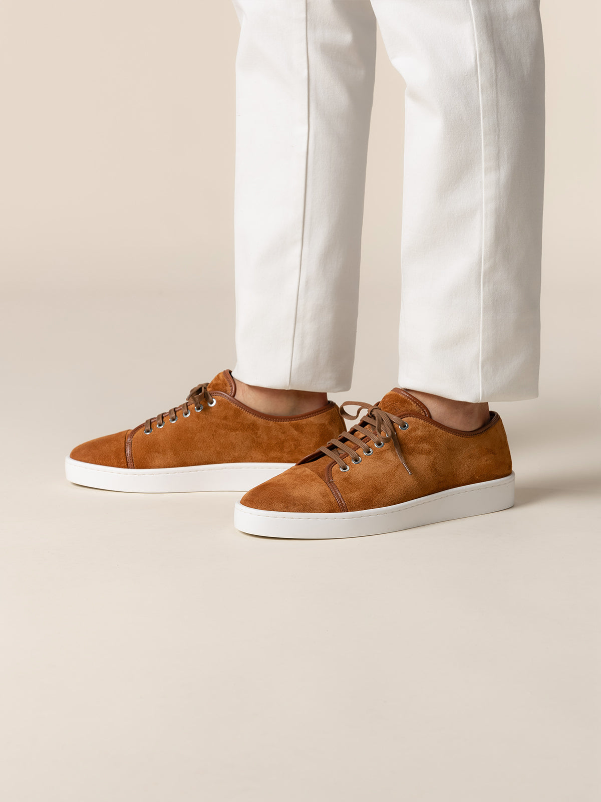 Rust Cap-toe Sneaker