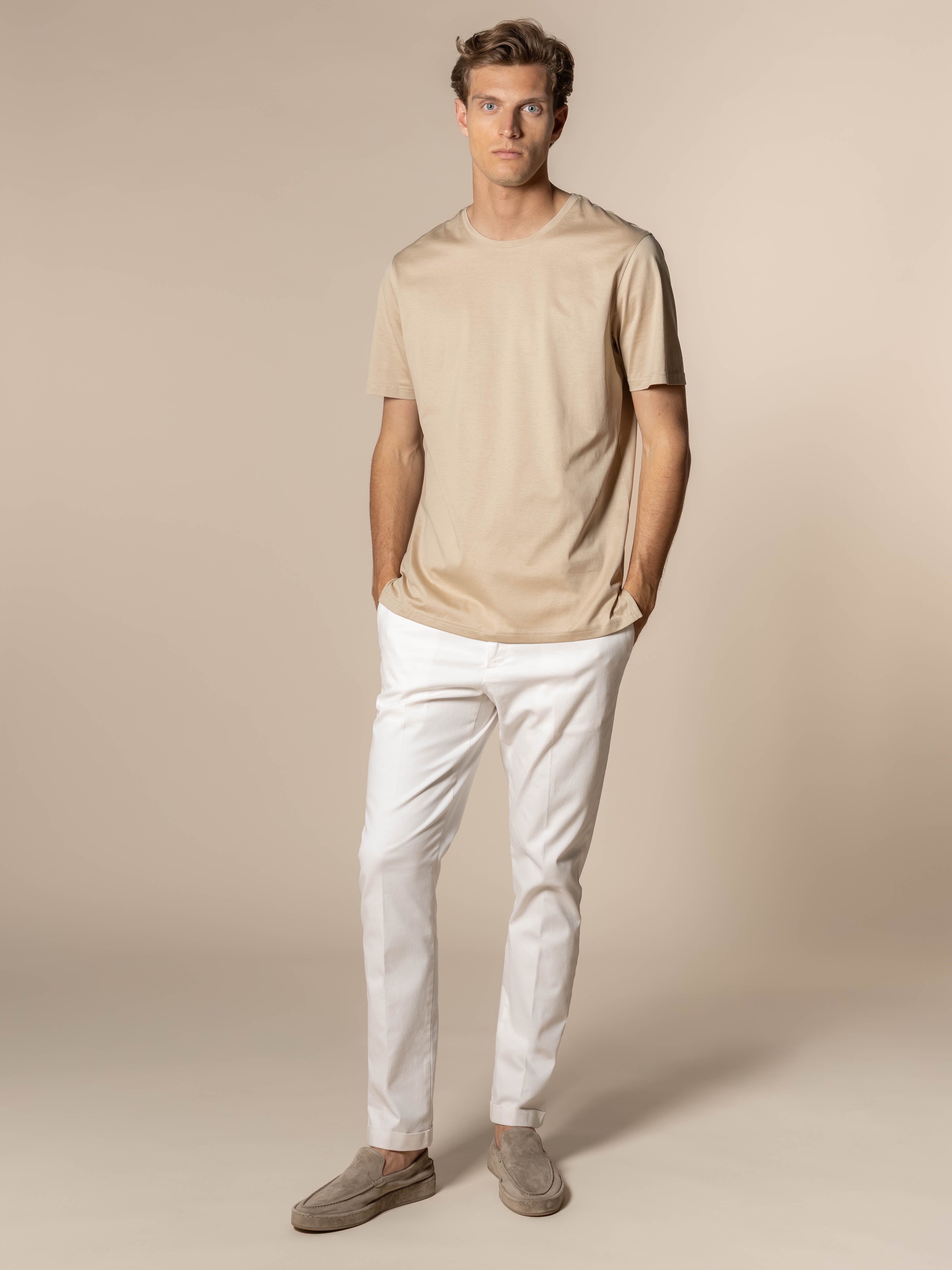 Light Beige Classic T-Shirt