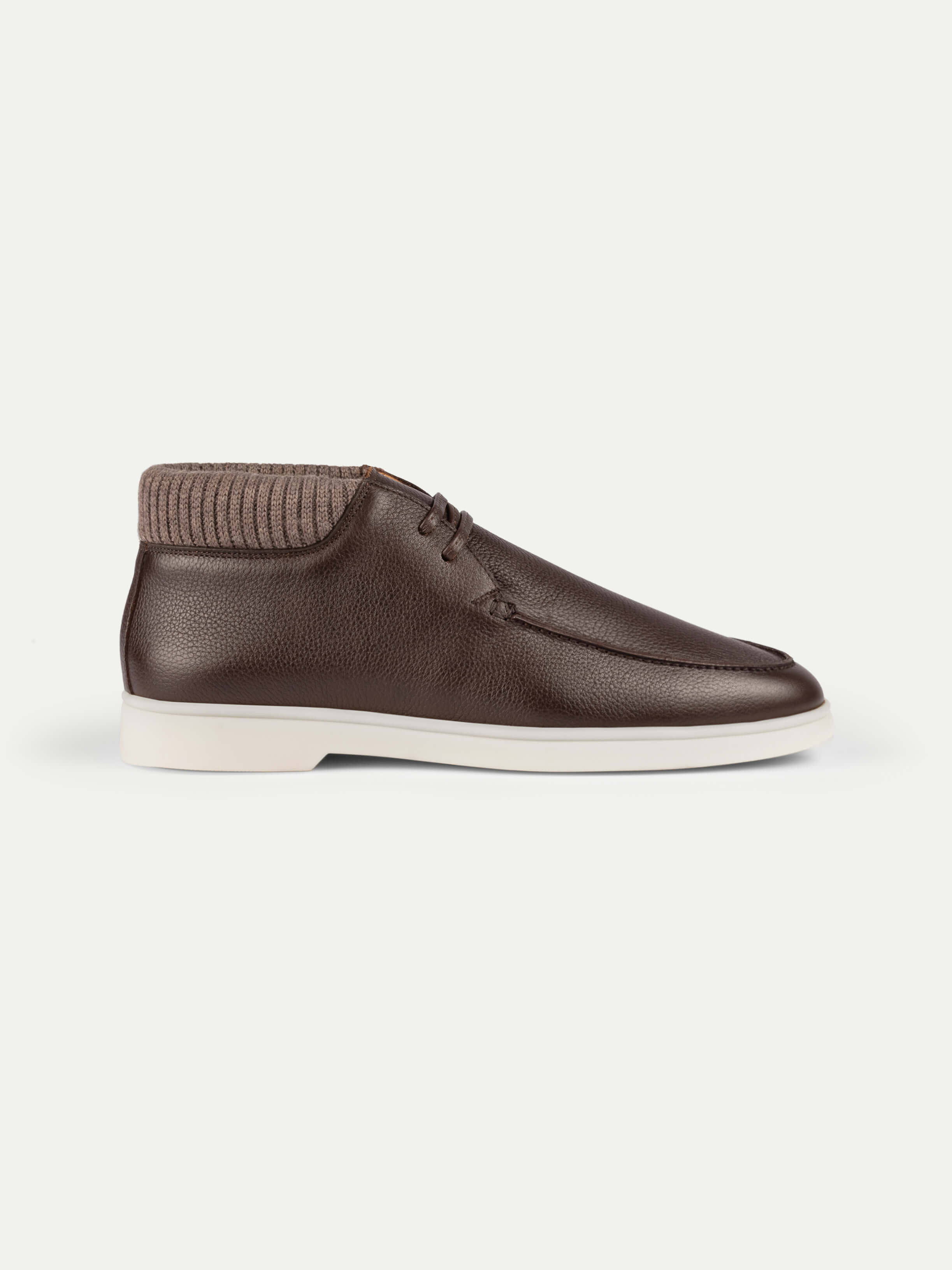 Desert Boot Leder Schokoladenbraun