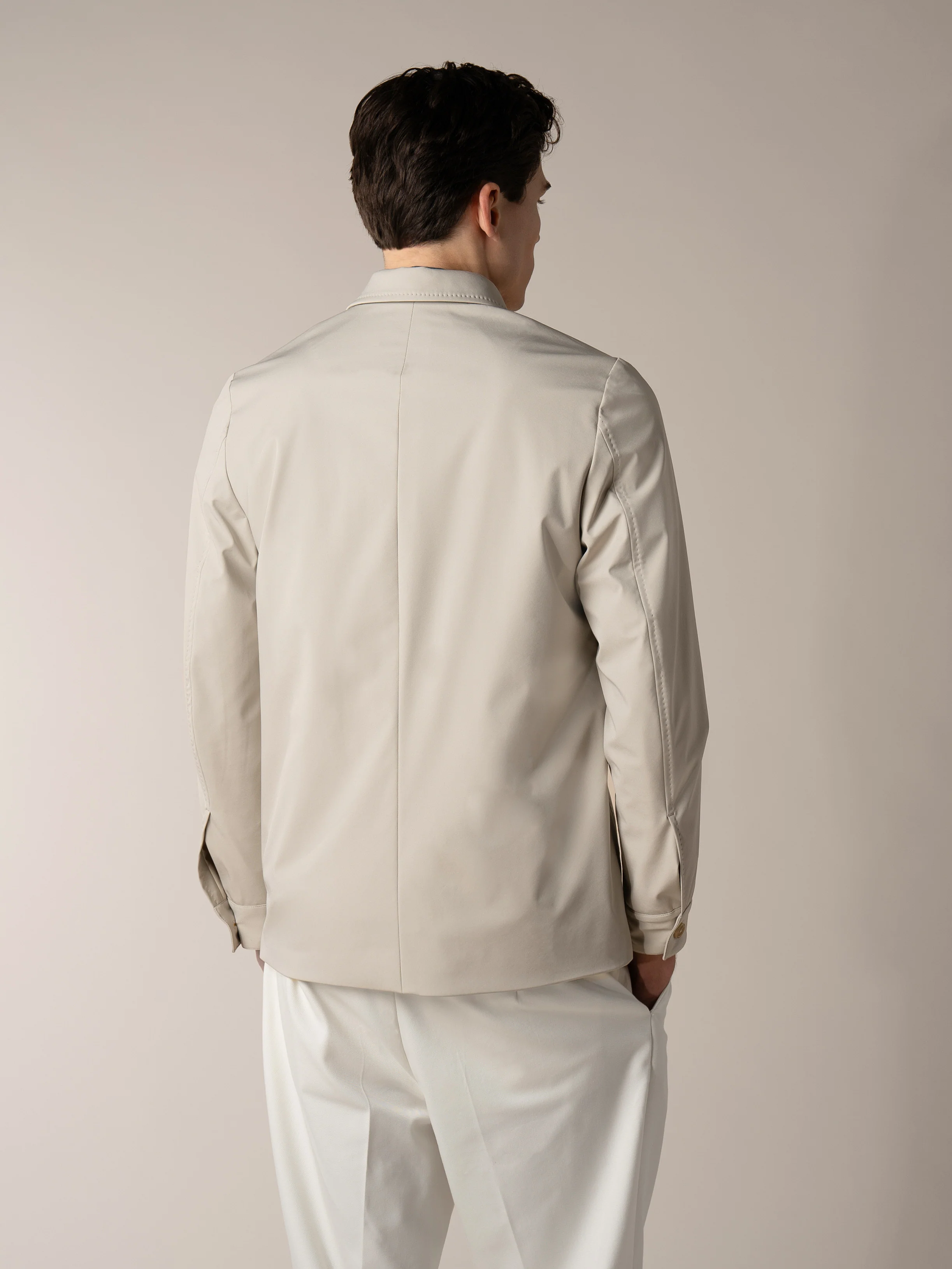 Ecru Technical Leisure Blazer