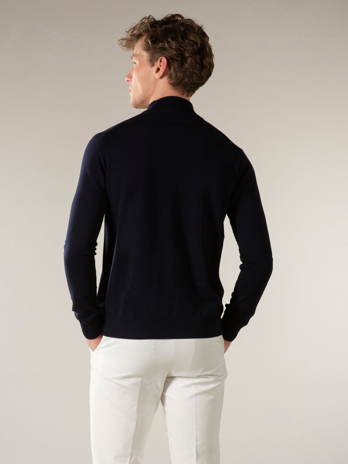 Merino Troyer Navy