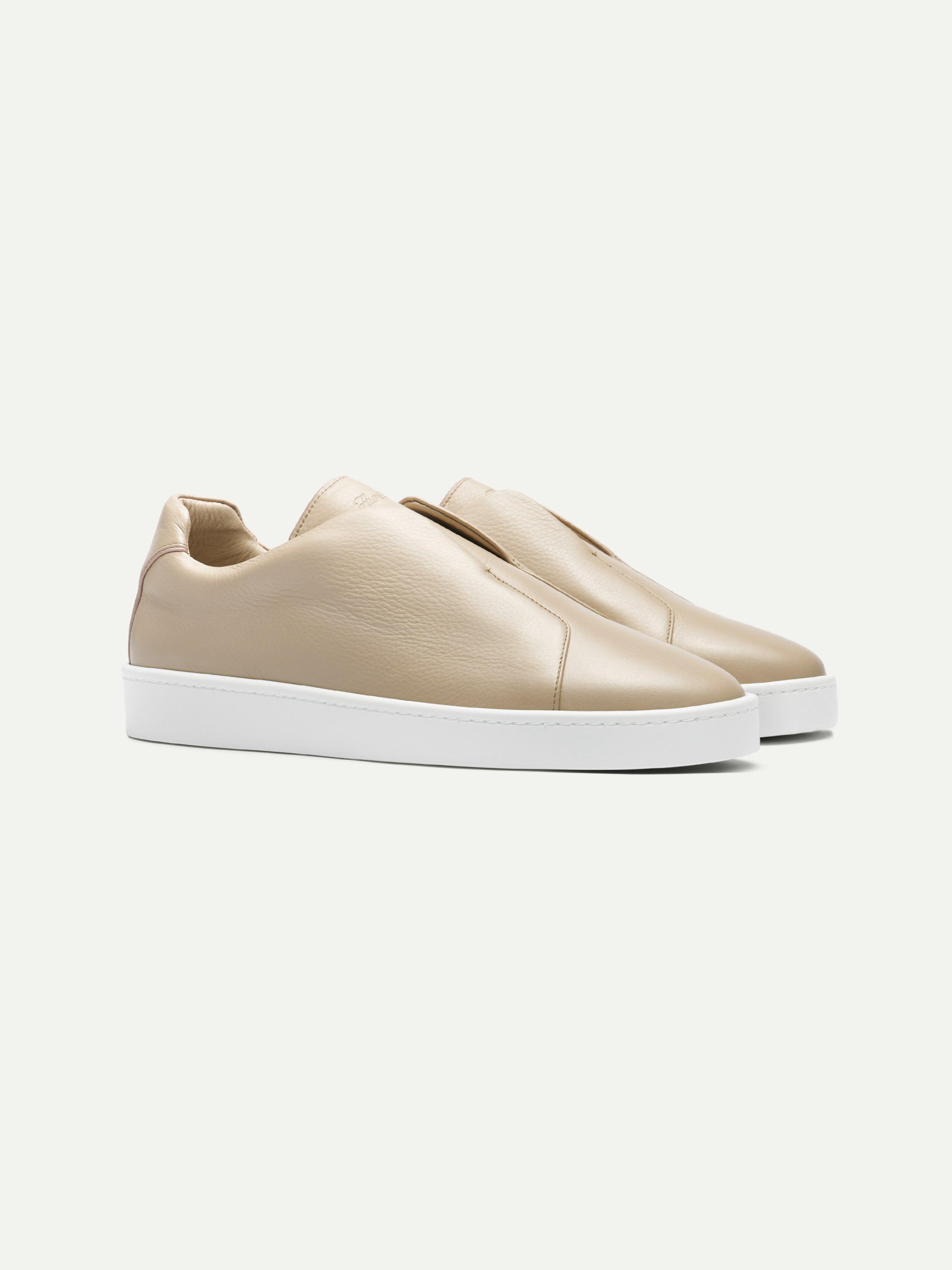 Light Beige Grain AUR3 Sneaker