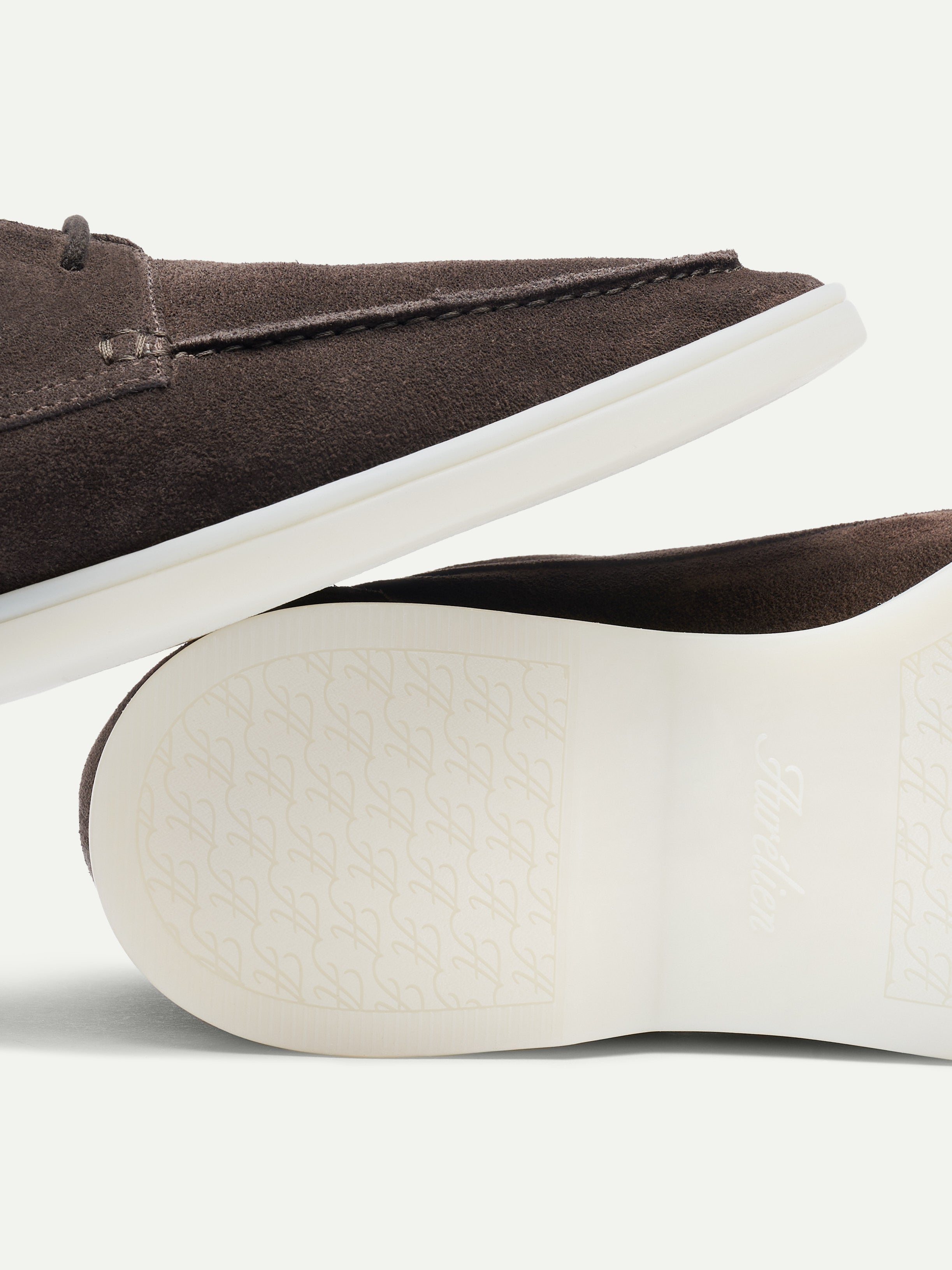 Warm Grey Boat Loafers