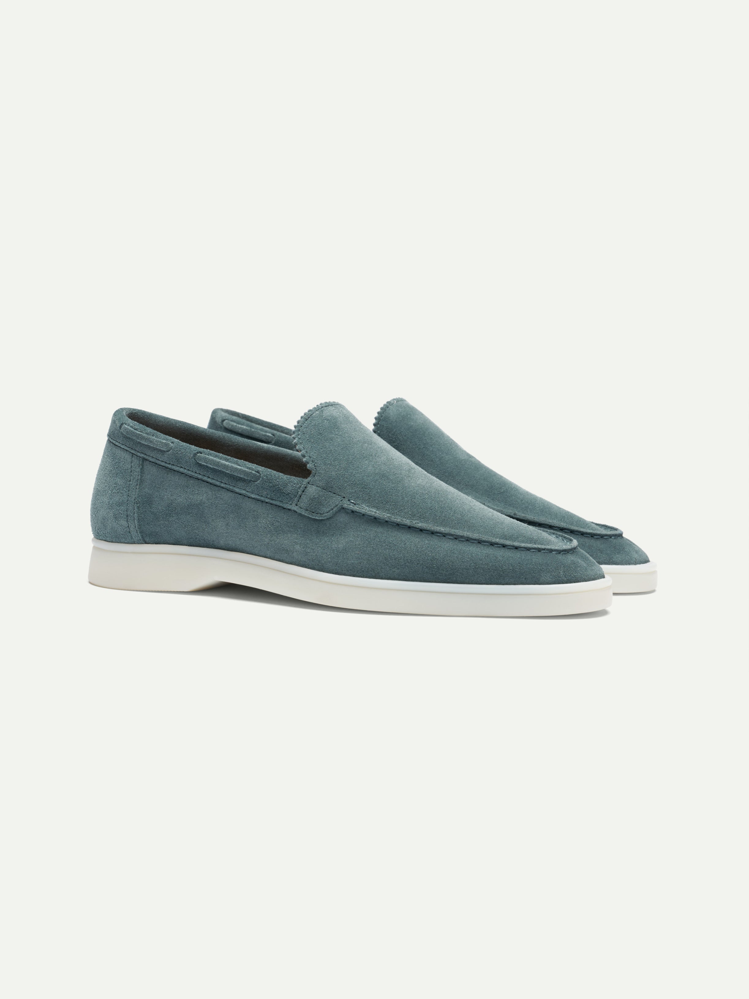 Lady Sea Green Yacht Loafers