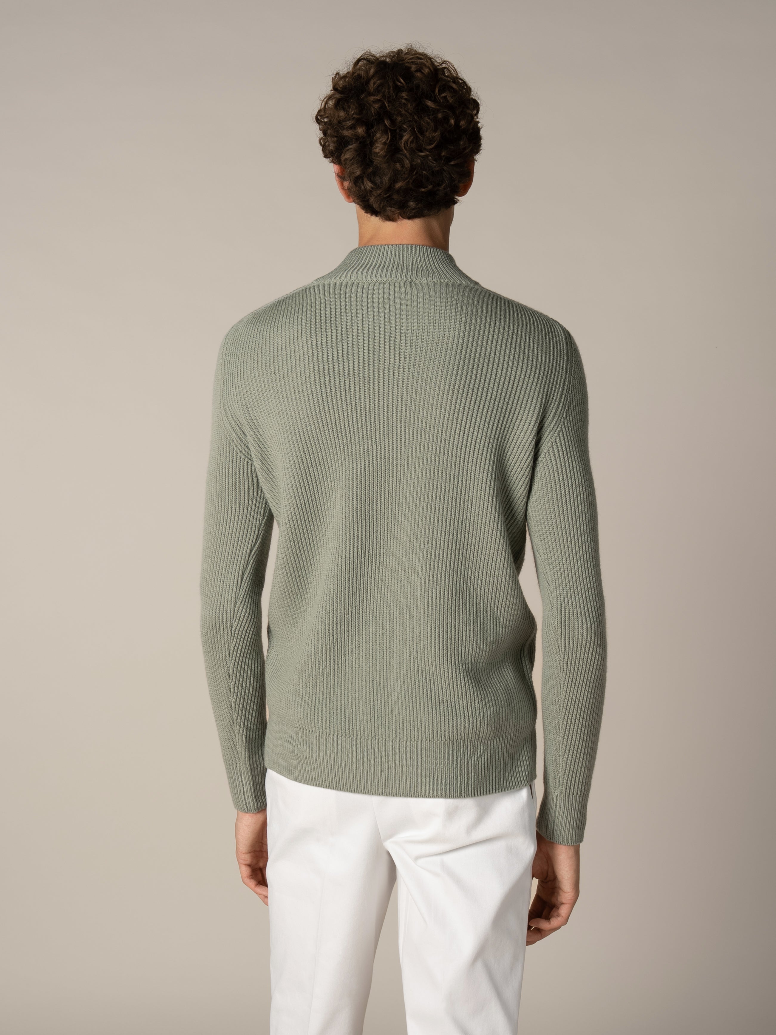 Costa Inglese Mockneck Pistache