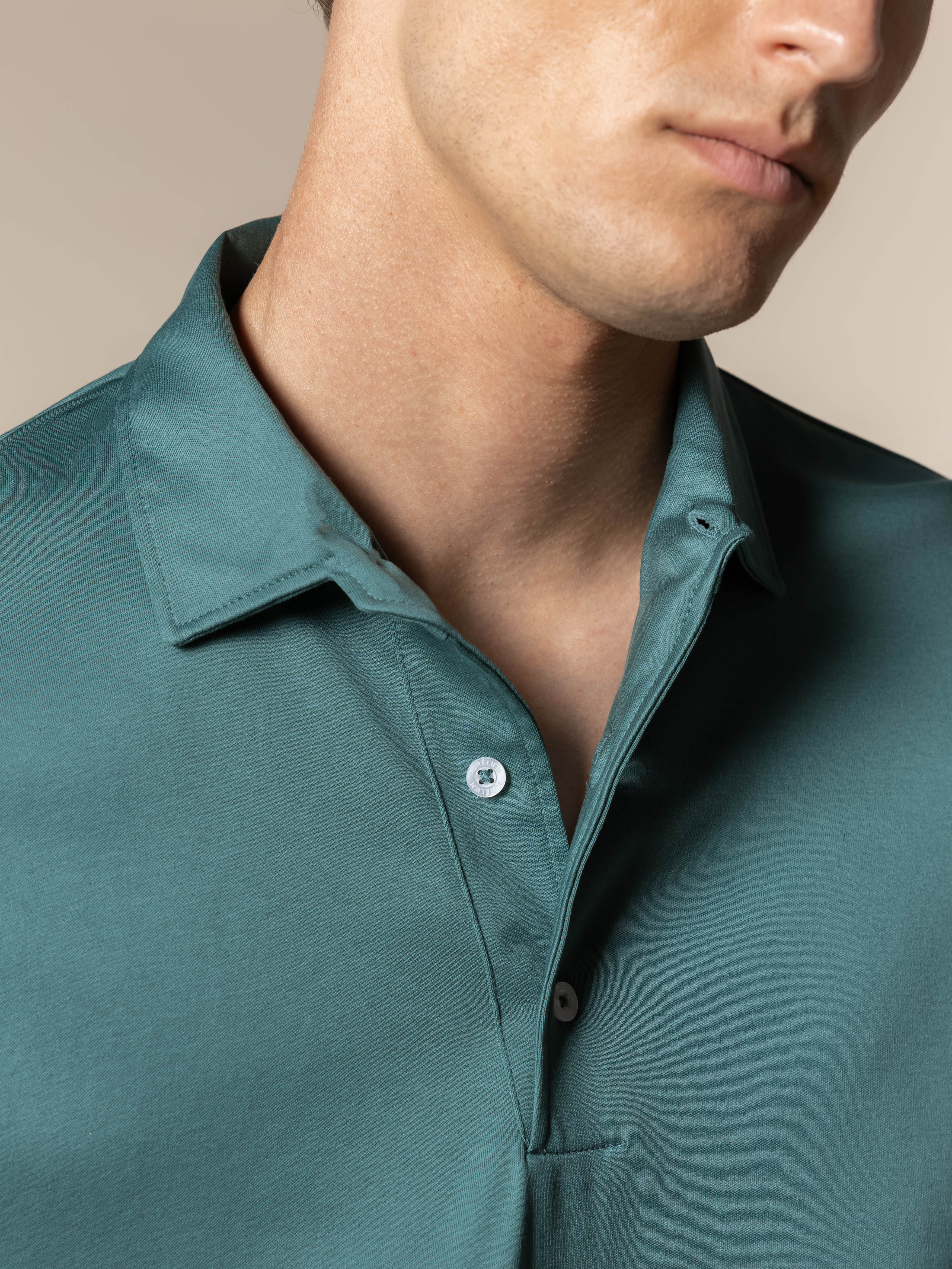 AUR1 Longsleeve Polo Emerald