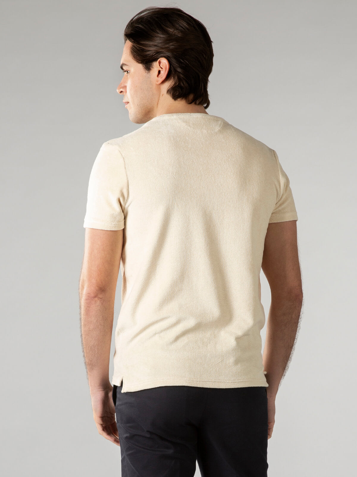 Frottee R-Neck T-Shirt Shell