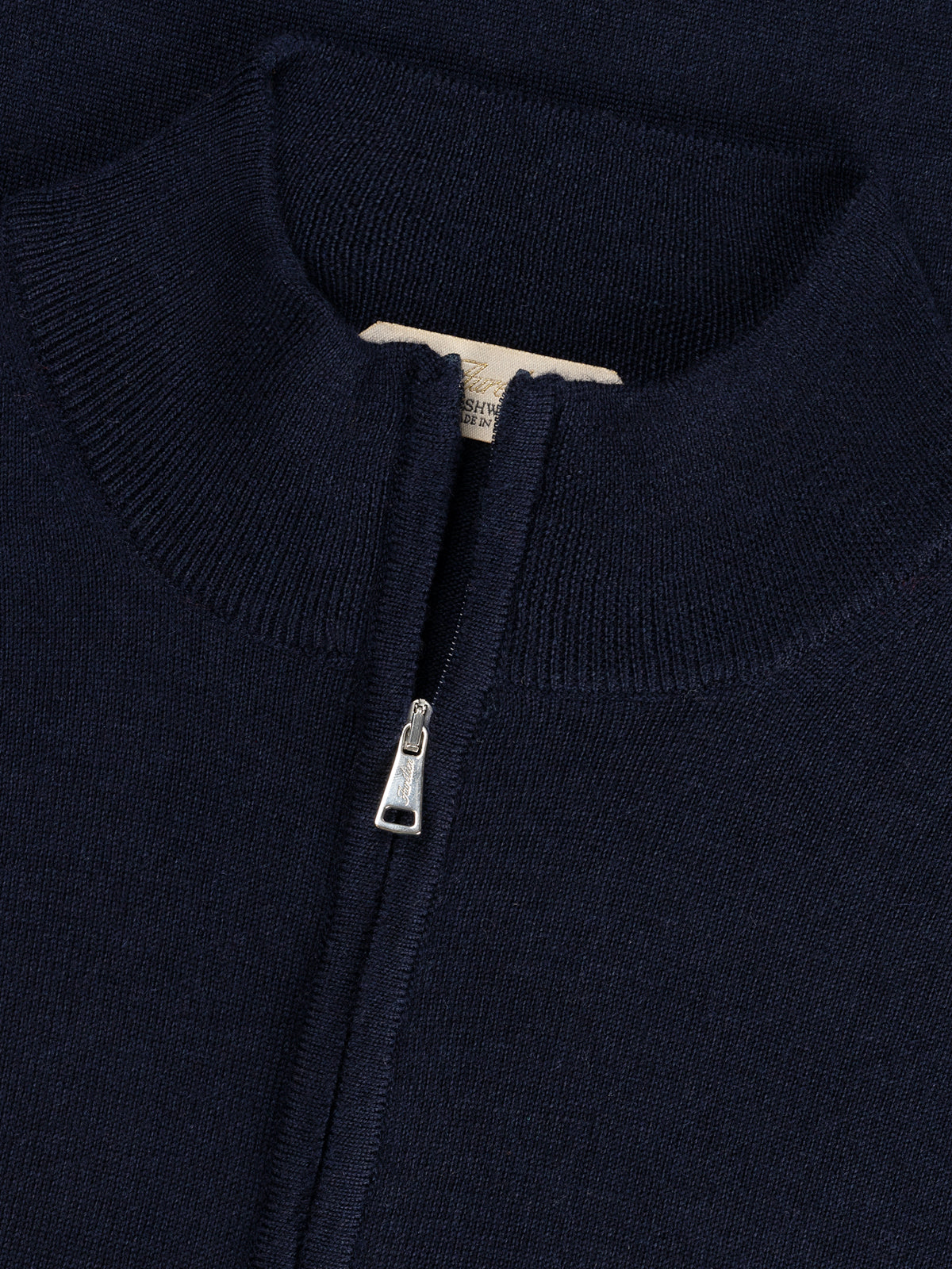 Merino Strickjacke Navy