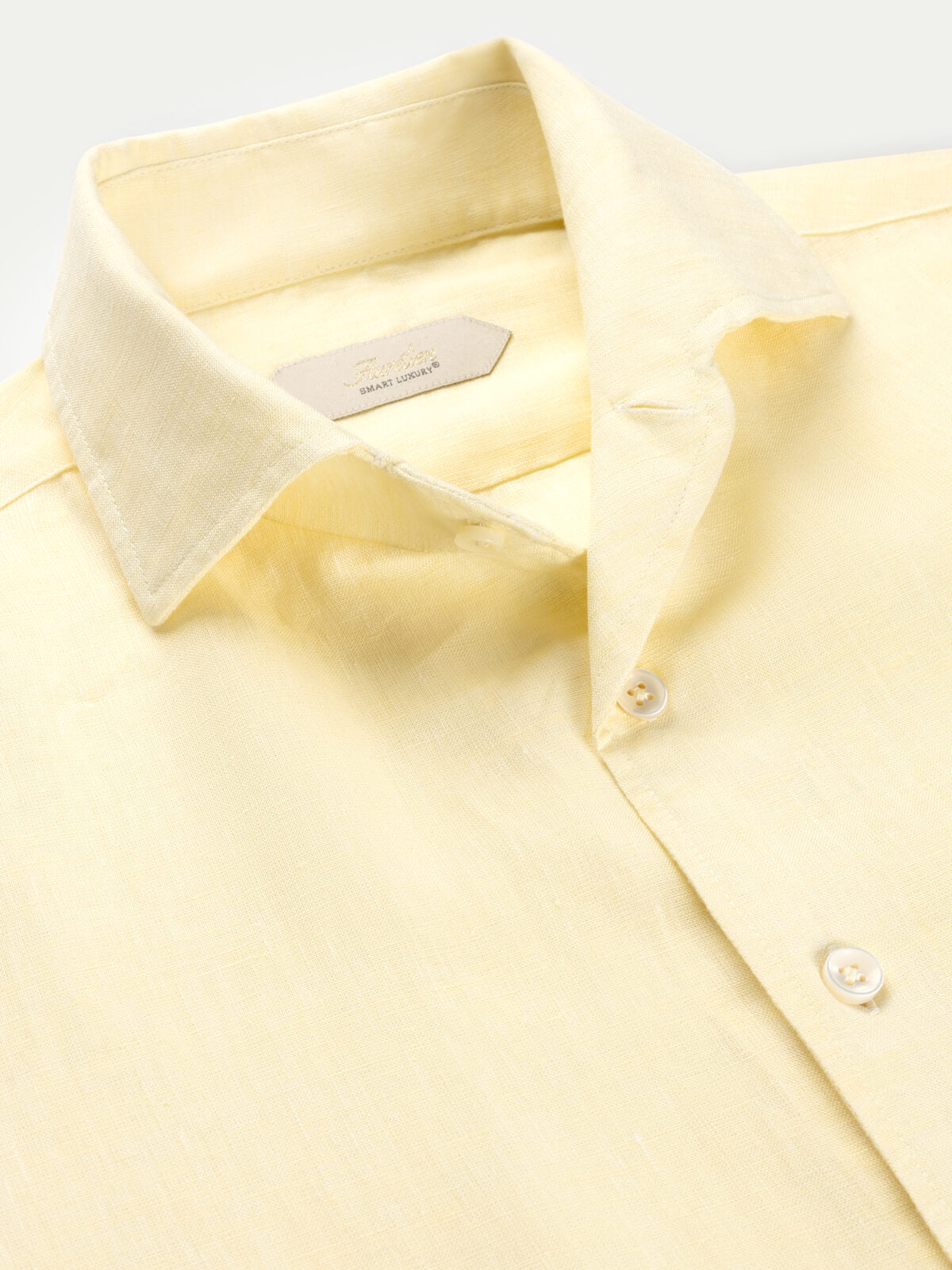 Light Yellow Linen Seaside Shirt