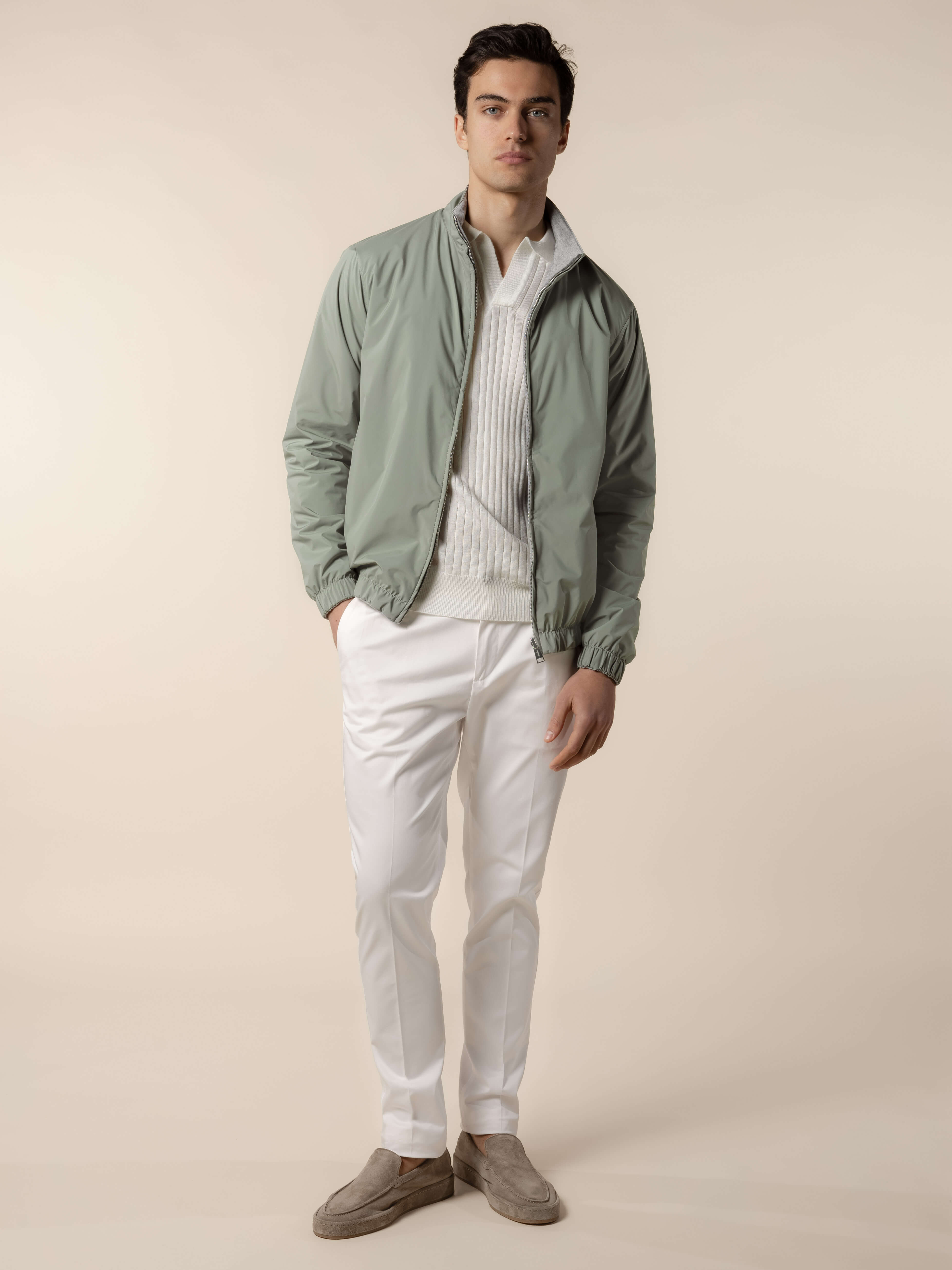 Pistache Reversible Resort Jacket