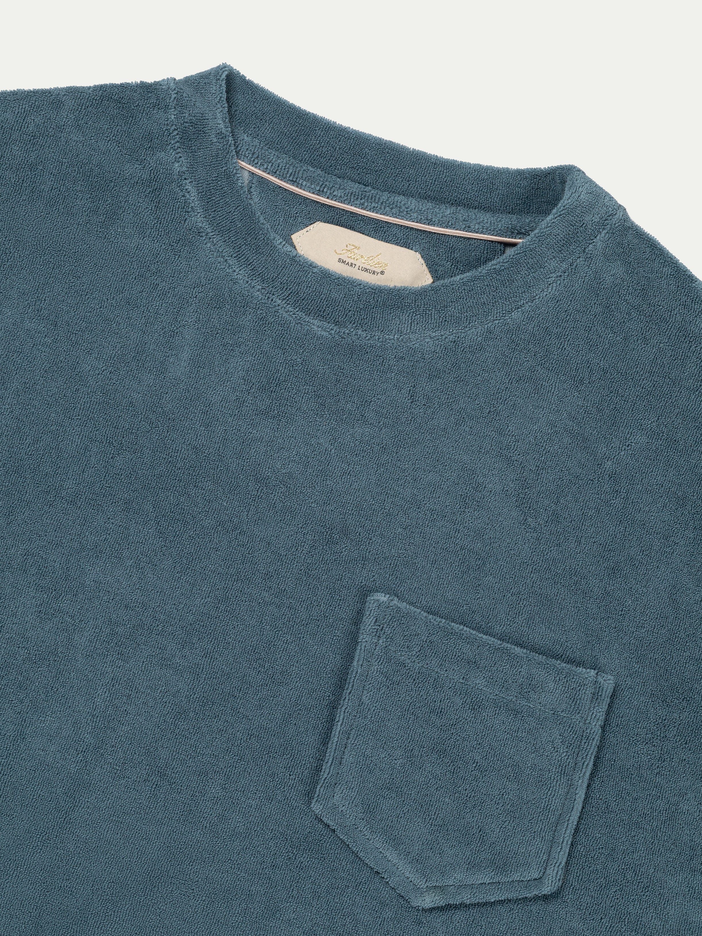 Sea Green Terry Towelling T-Shirt
