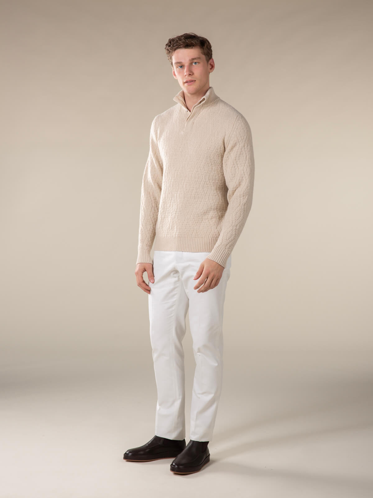 Light Beige Frost Sweater