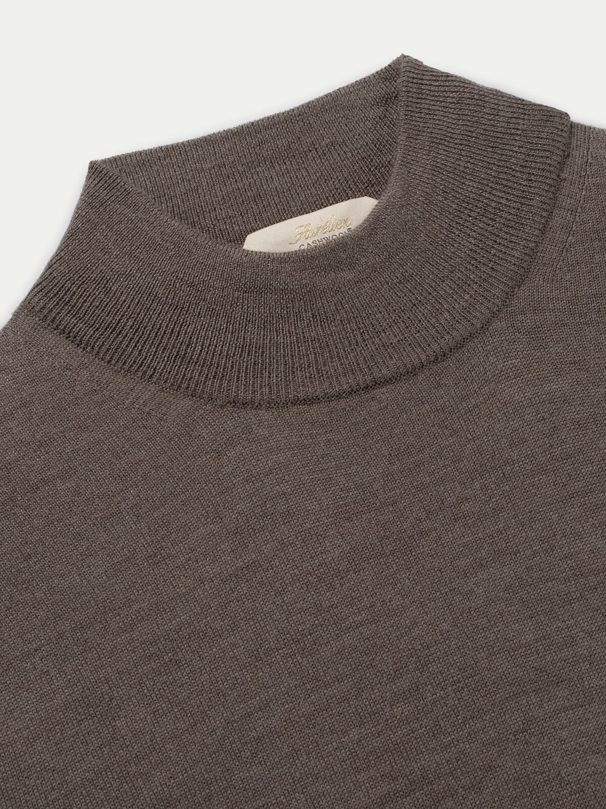 Extrafine Merino Mockneck Ash Grey