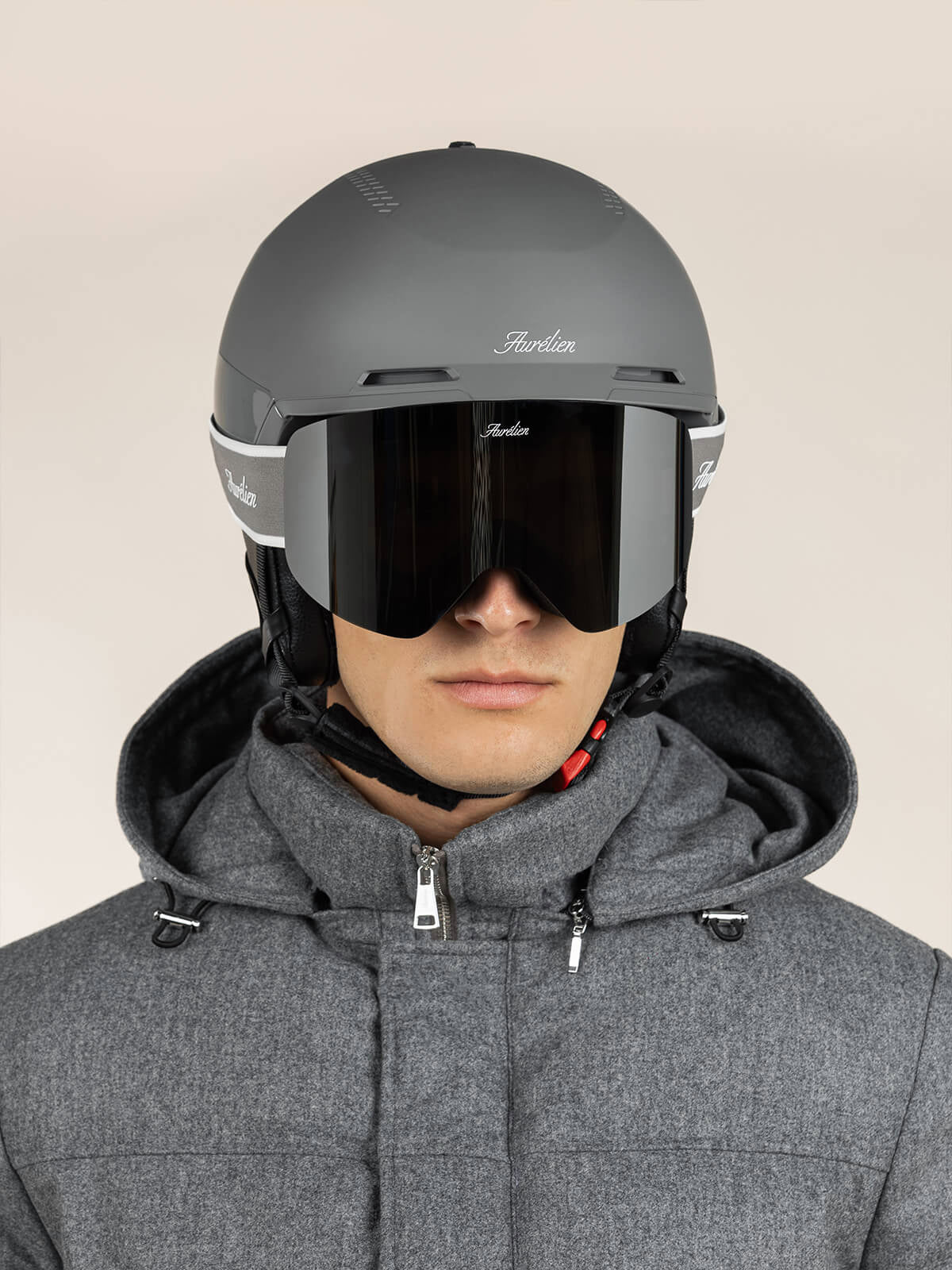 AUR1 Ski Helmet Grey
