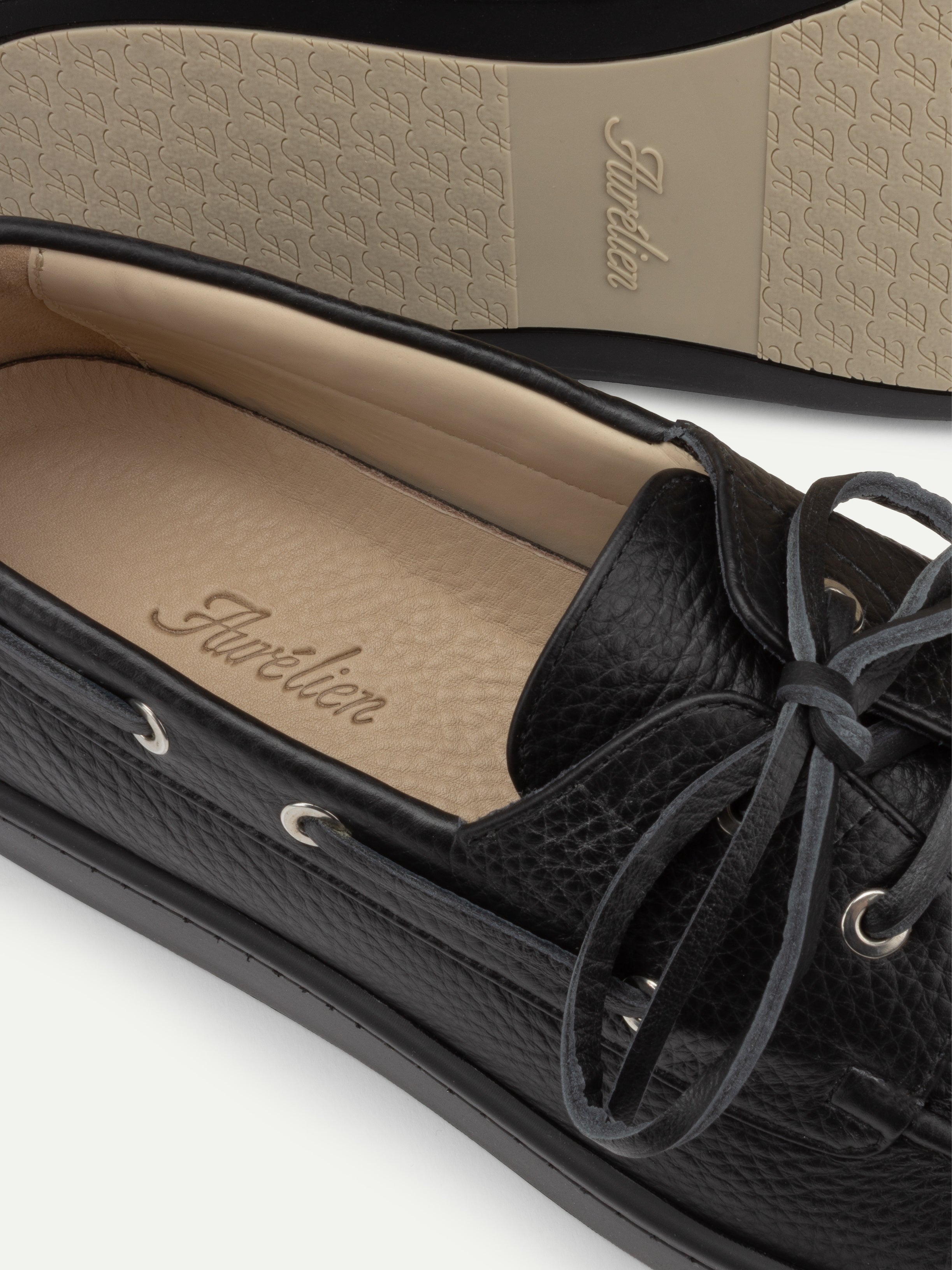 Black II Boat Sneaker