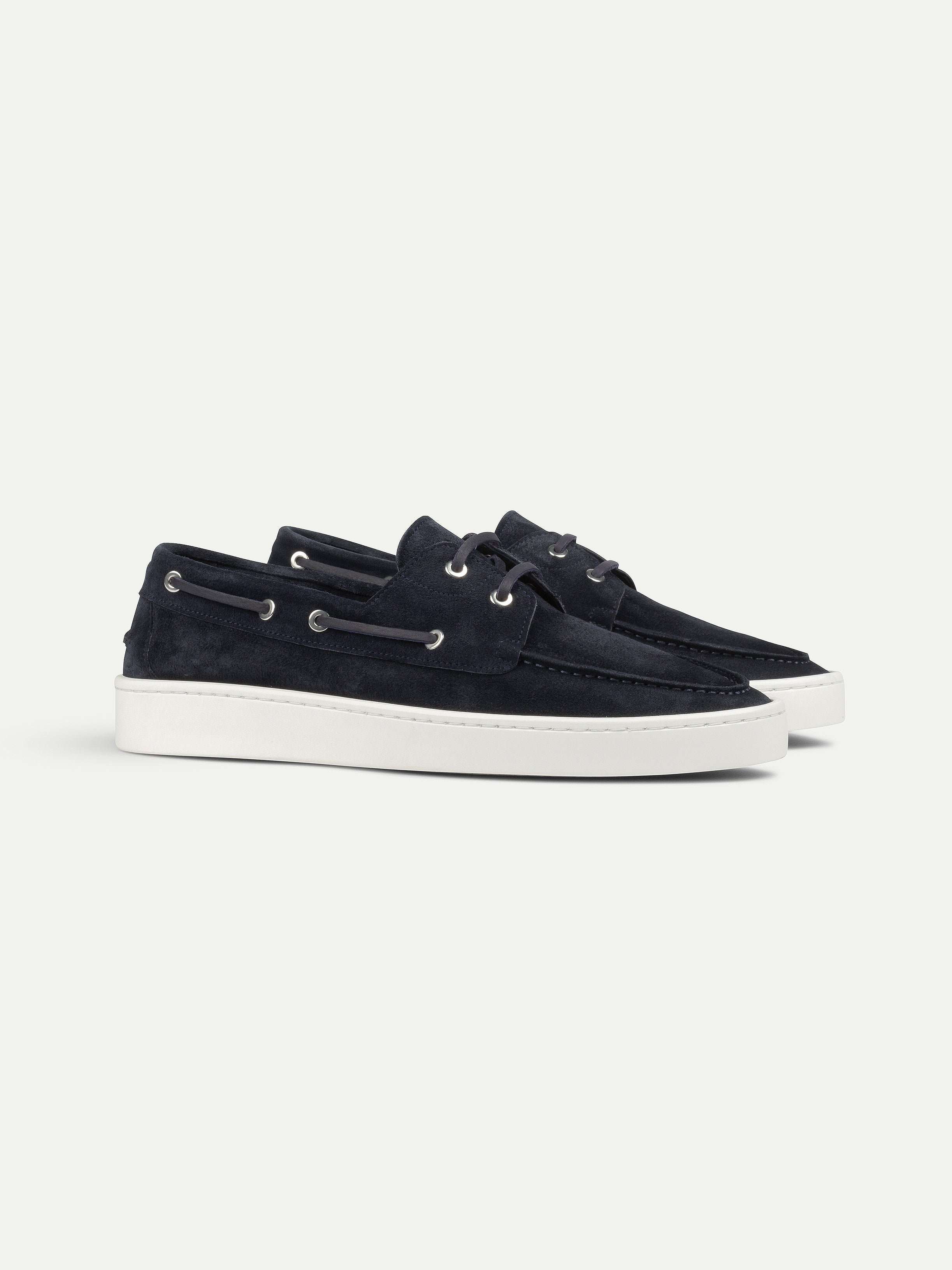Navy Boat Sneaker