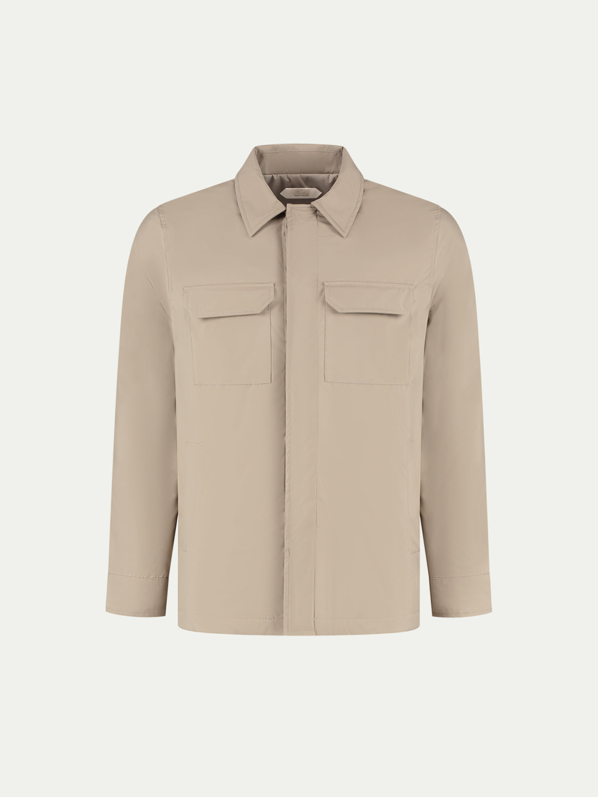 Beige City Button Jacket