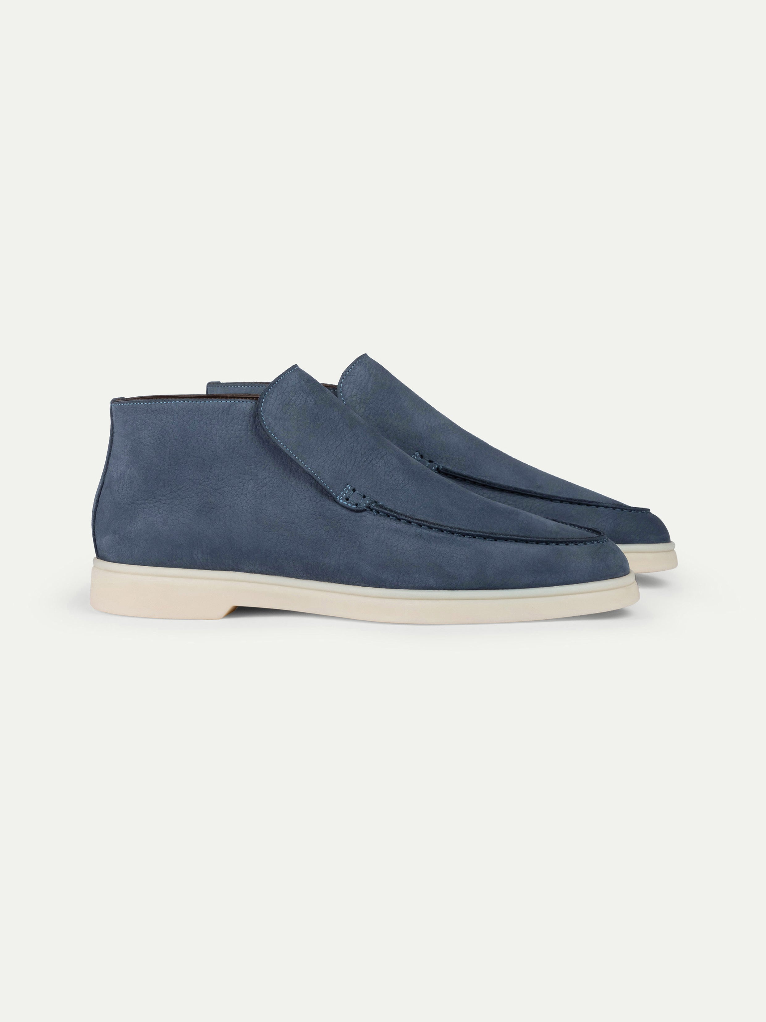 Steel Blue Nubuck Winter City Loafer