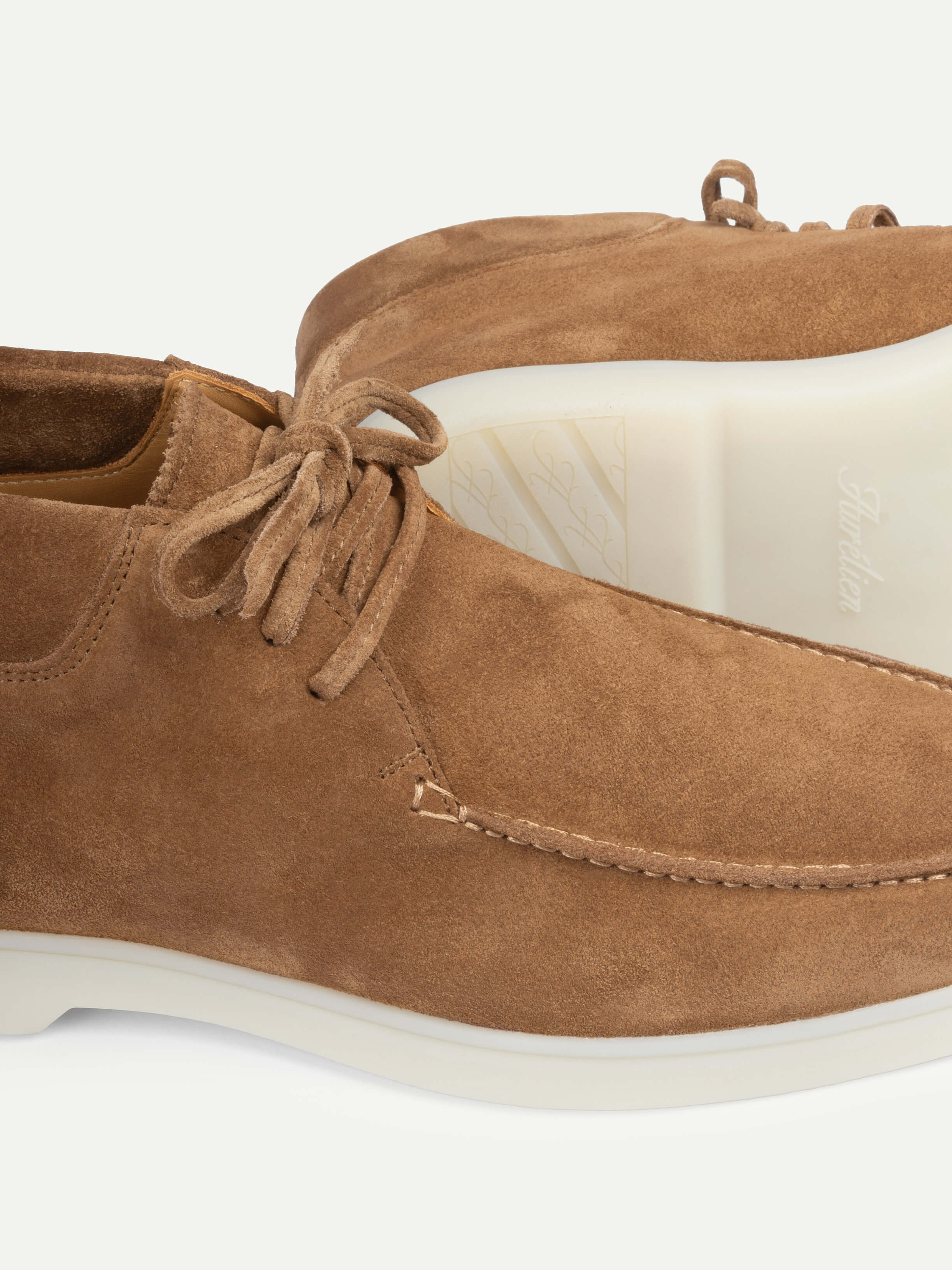 Golden Brown Suede Desert Boot