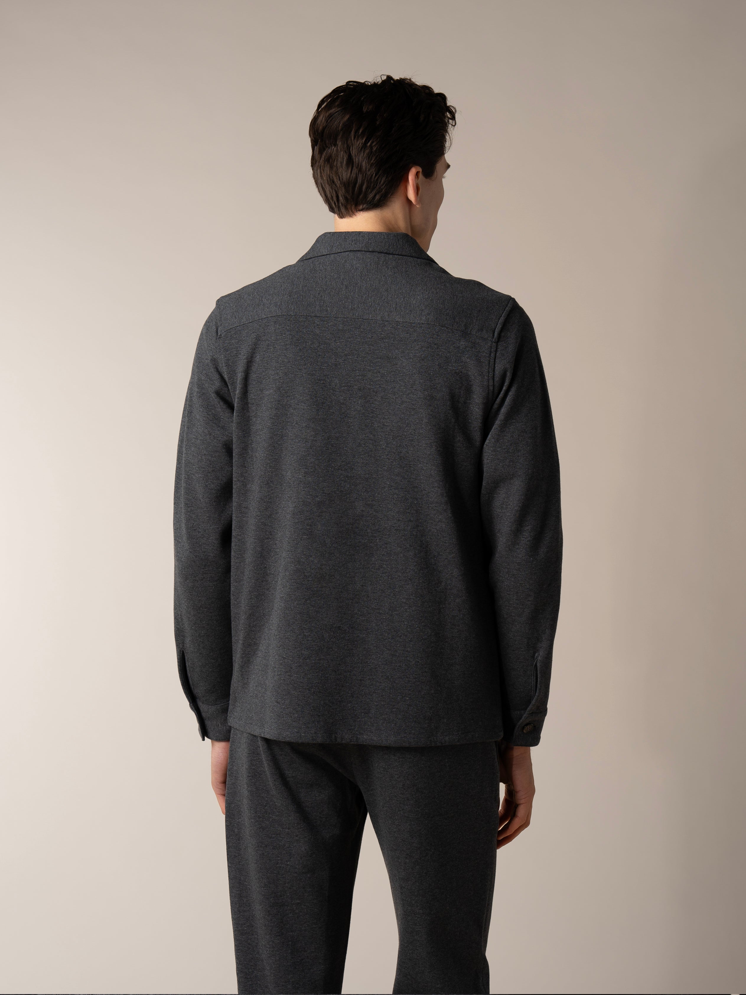 Dark Grey Leisure Overshirt