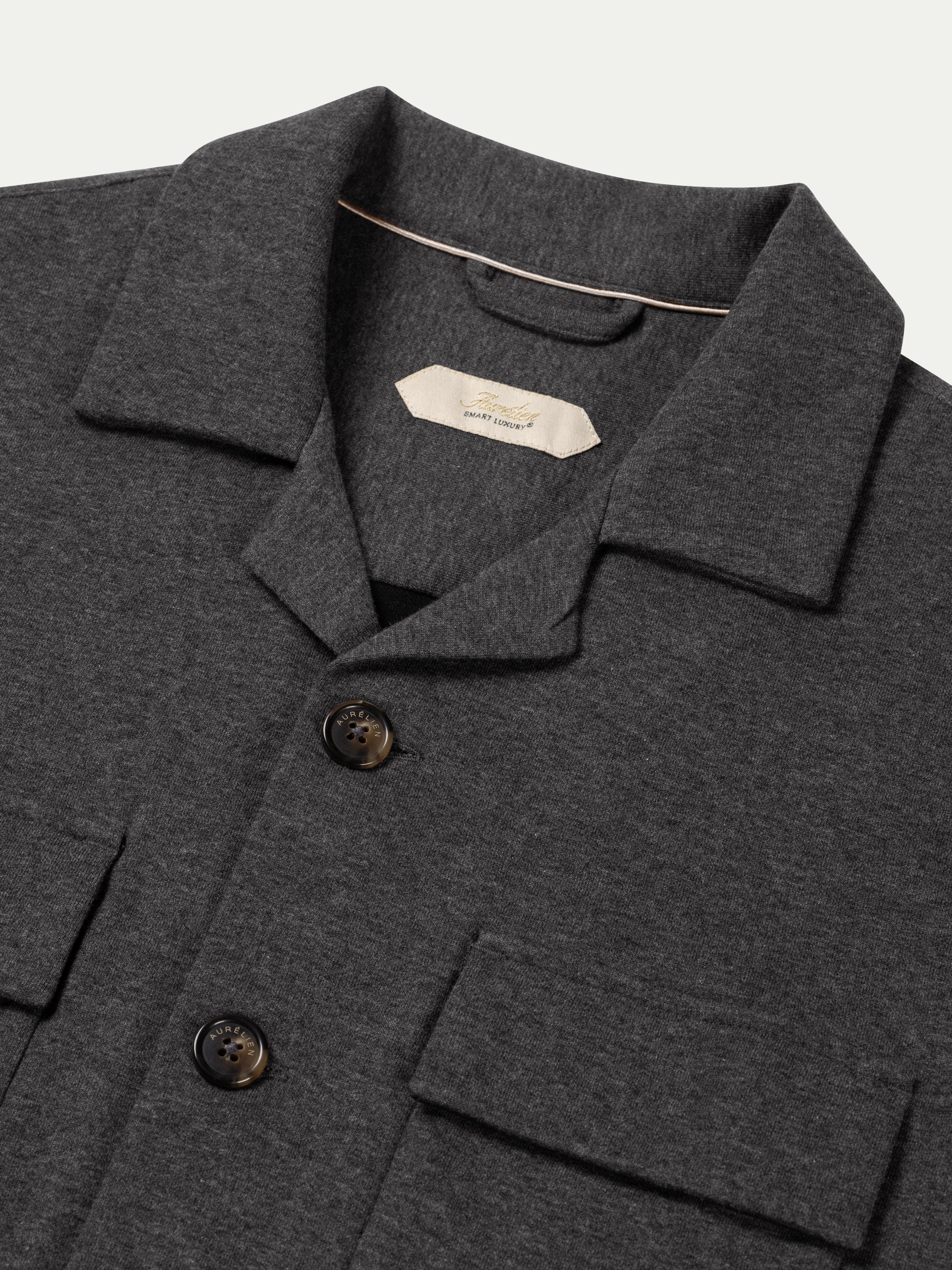 Dark Grey Leisure Overshirt