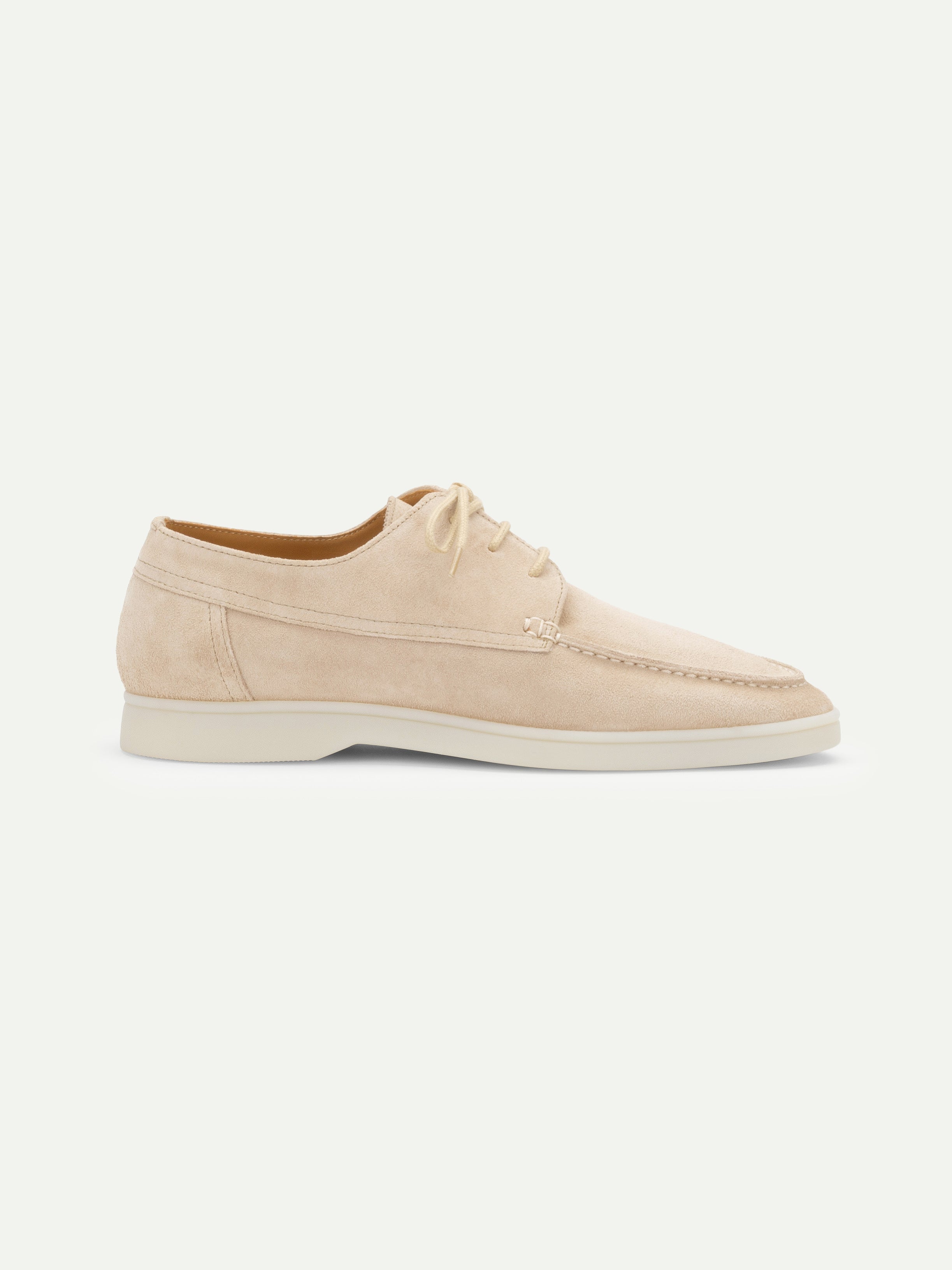 Lady Light Beige Boat Loafer