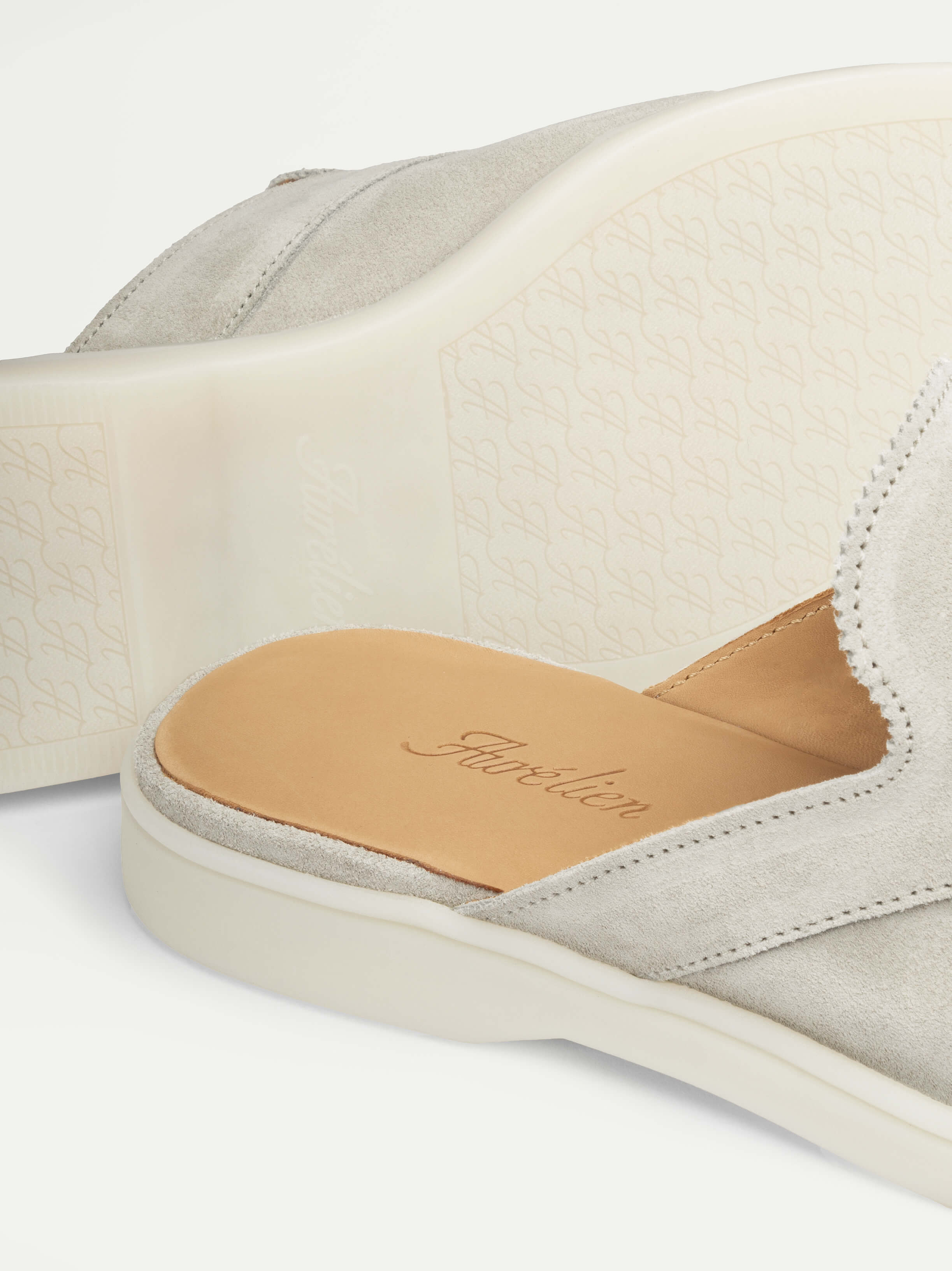 Lady Light Grey Yacht Slipper