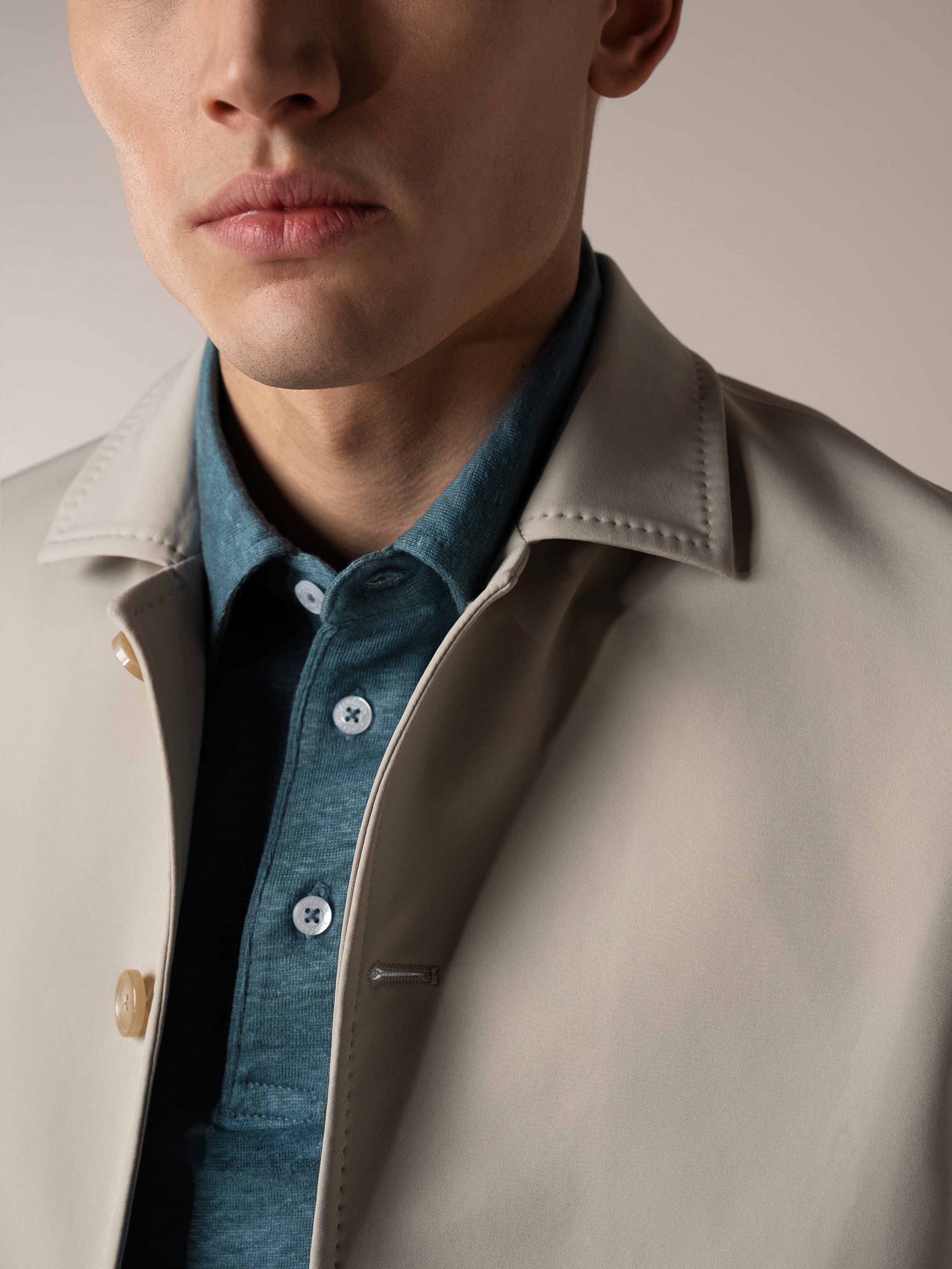 Ecru Technical Leisure Blazer