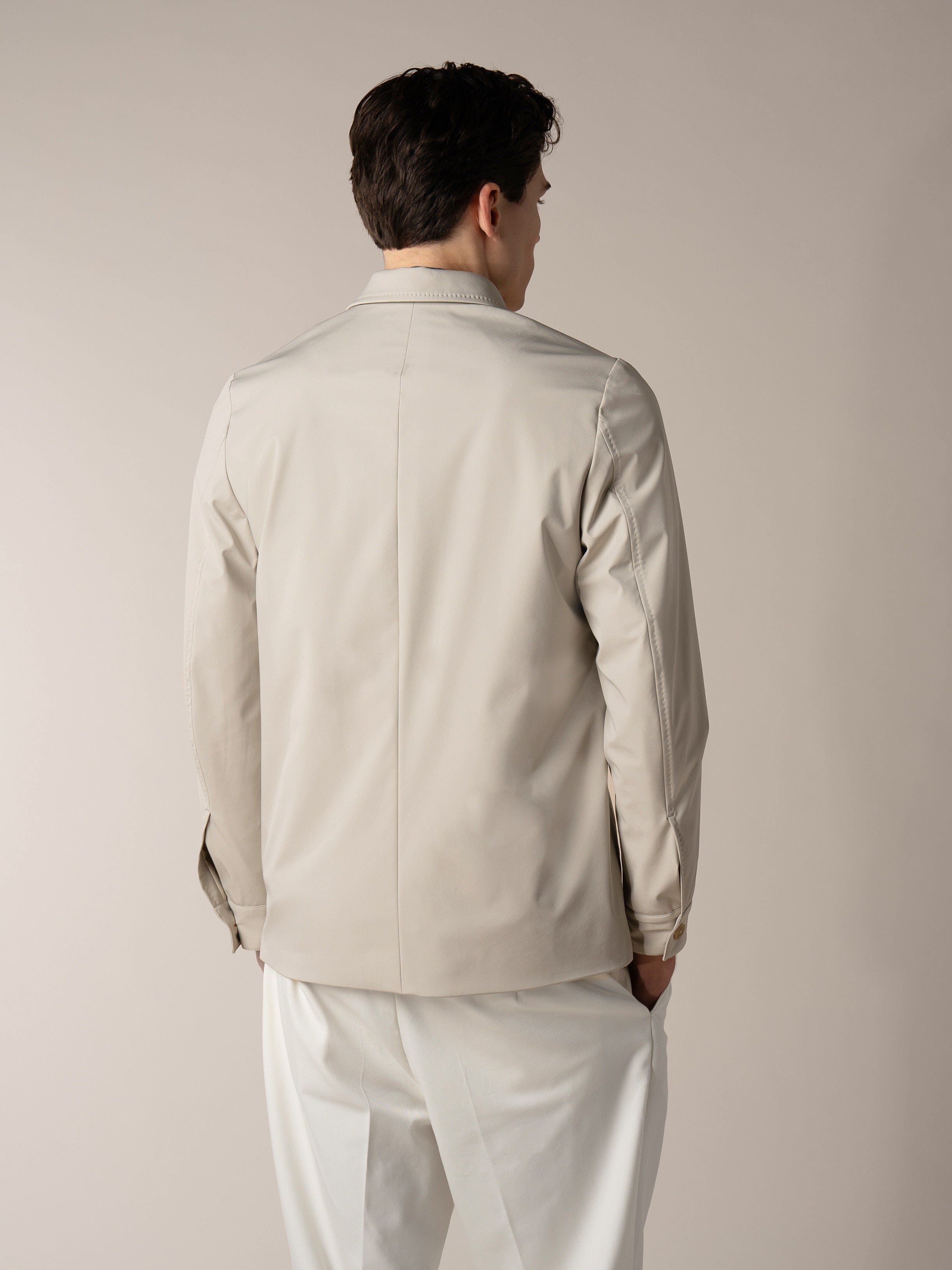 Ecru Technical Leisure Blazer