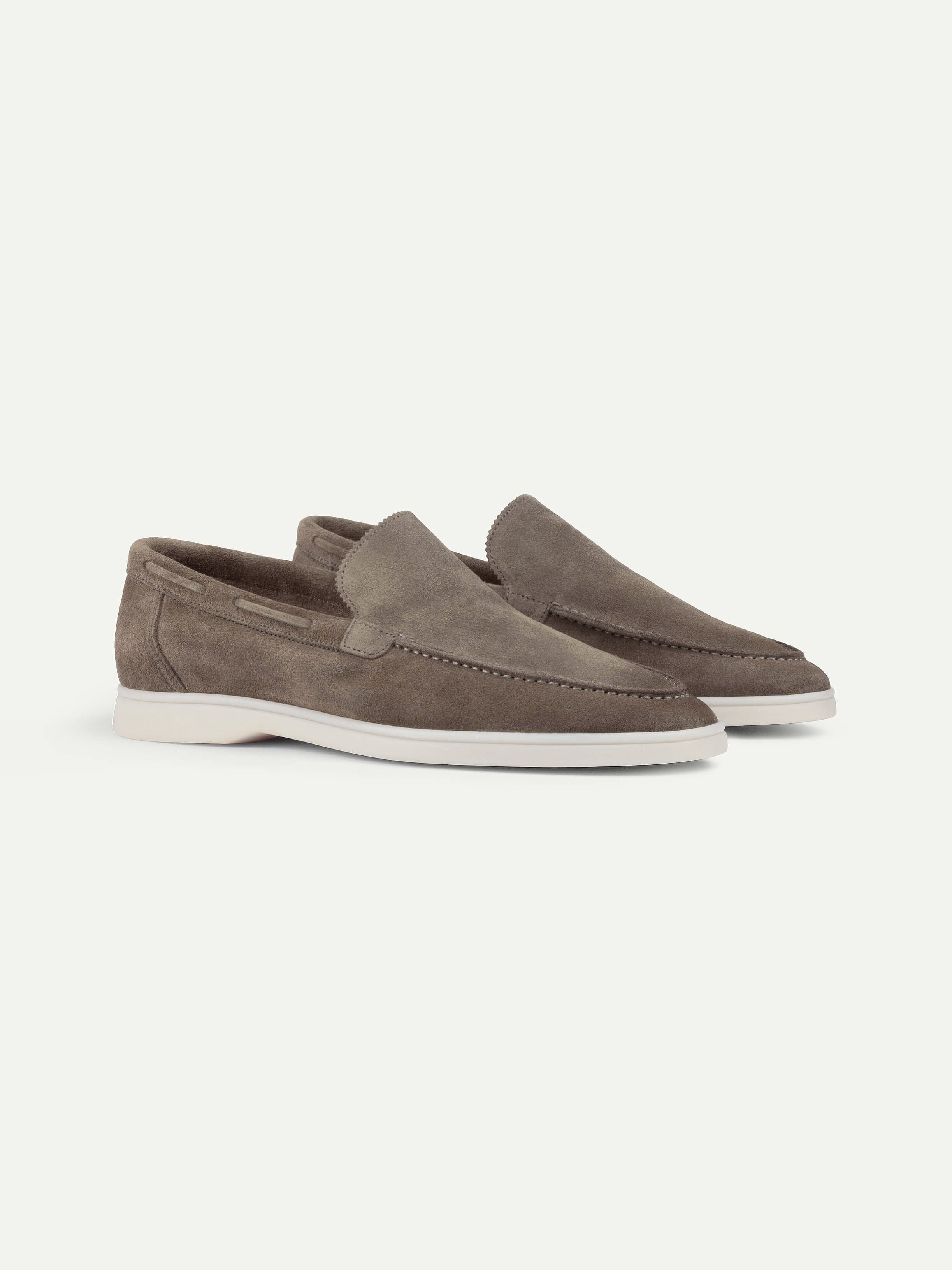Ash Grey Yacht Loafers