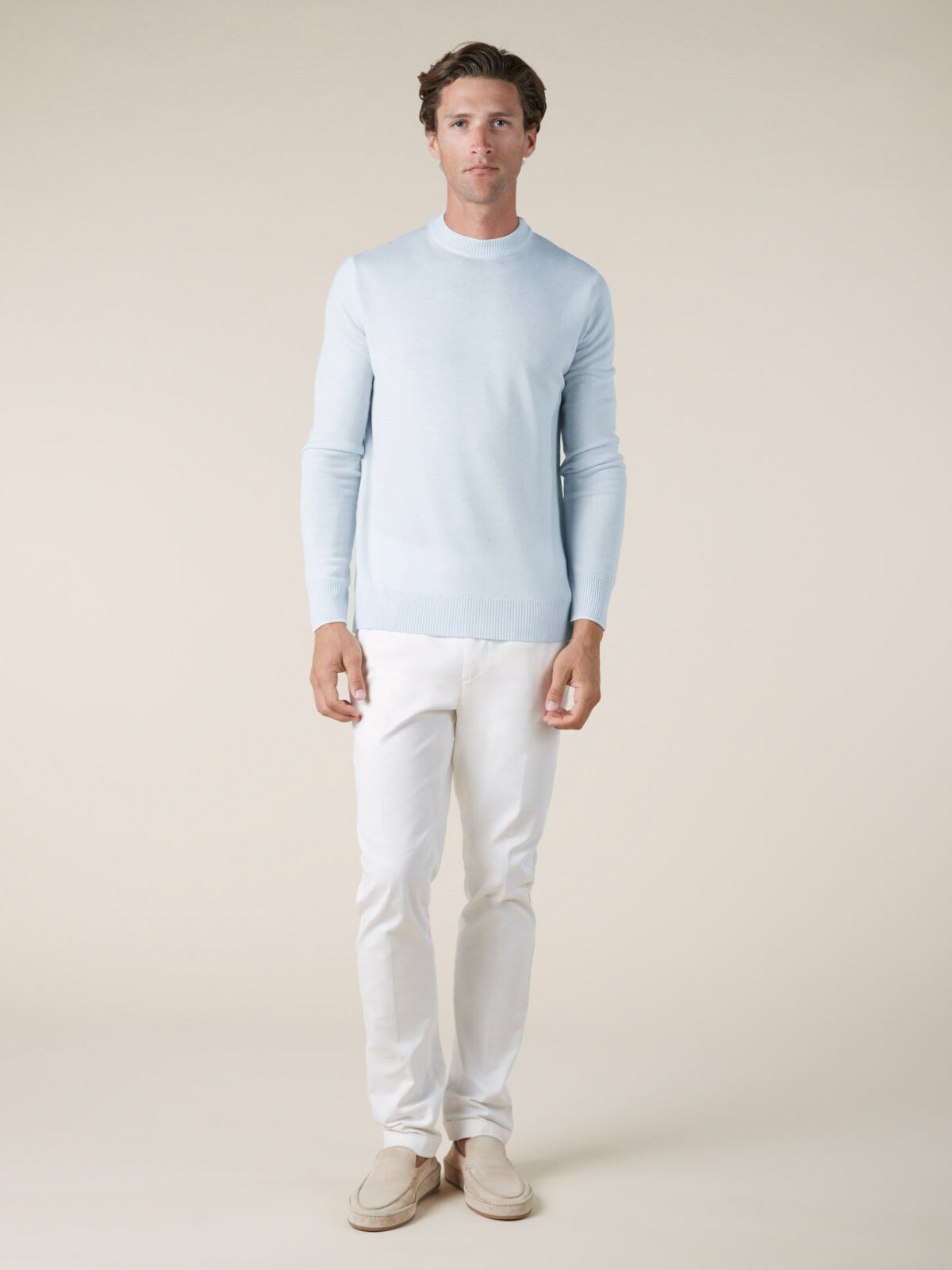 Light Blue Two Tone City Crew