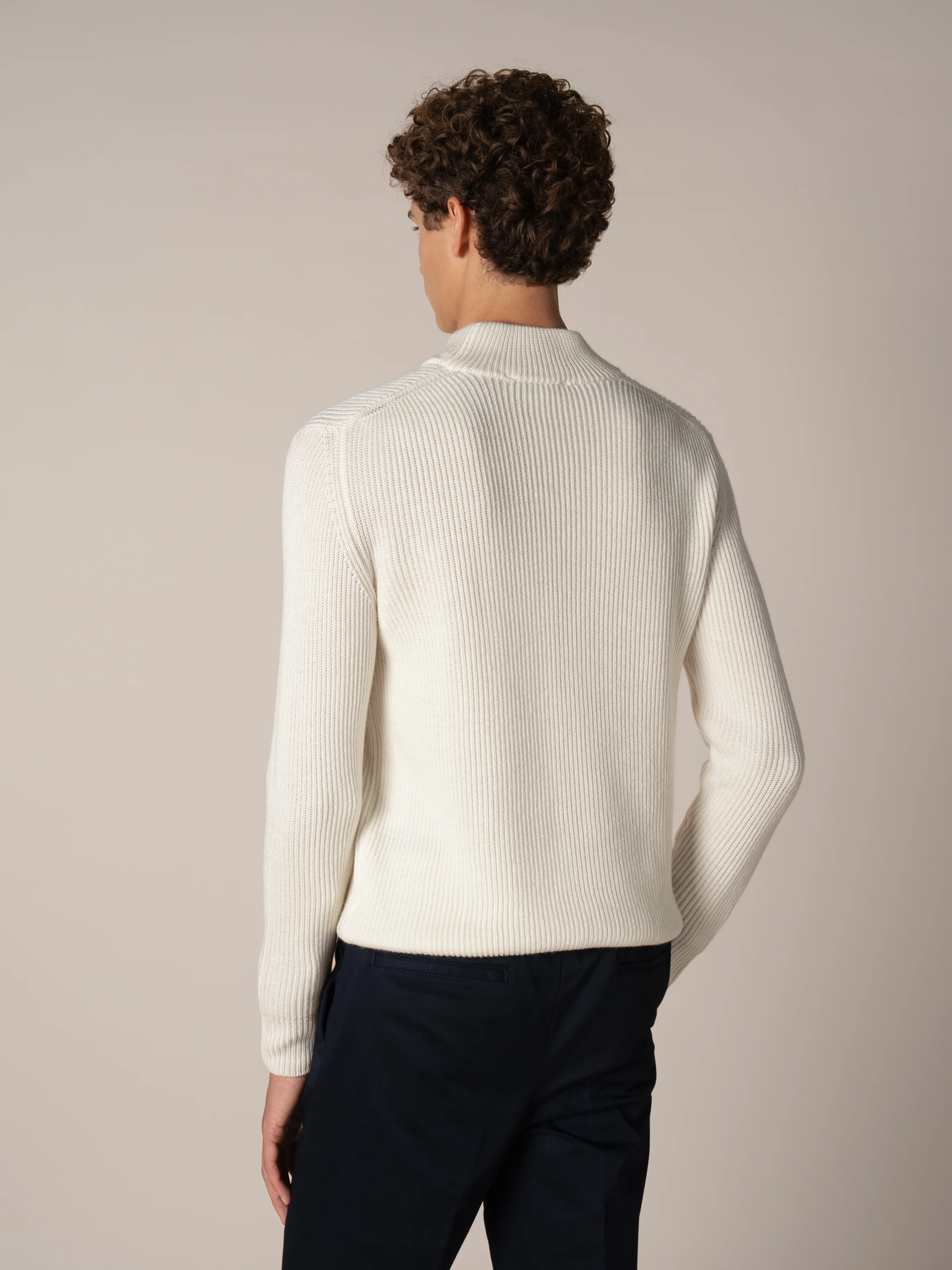 Costa Inglese Mockneck Ivory
