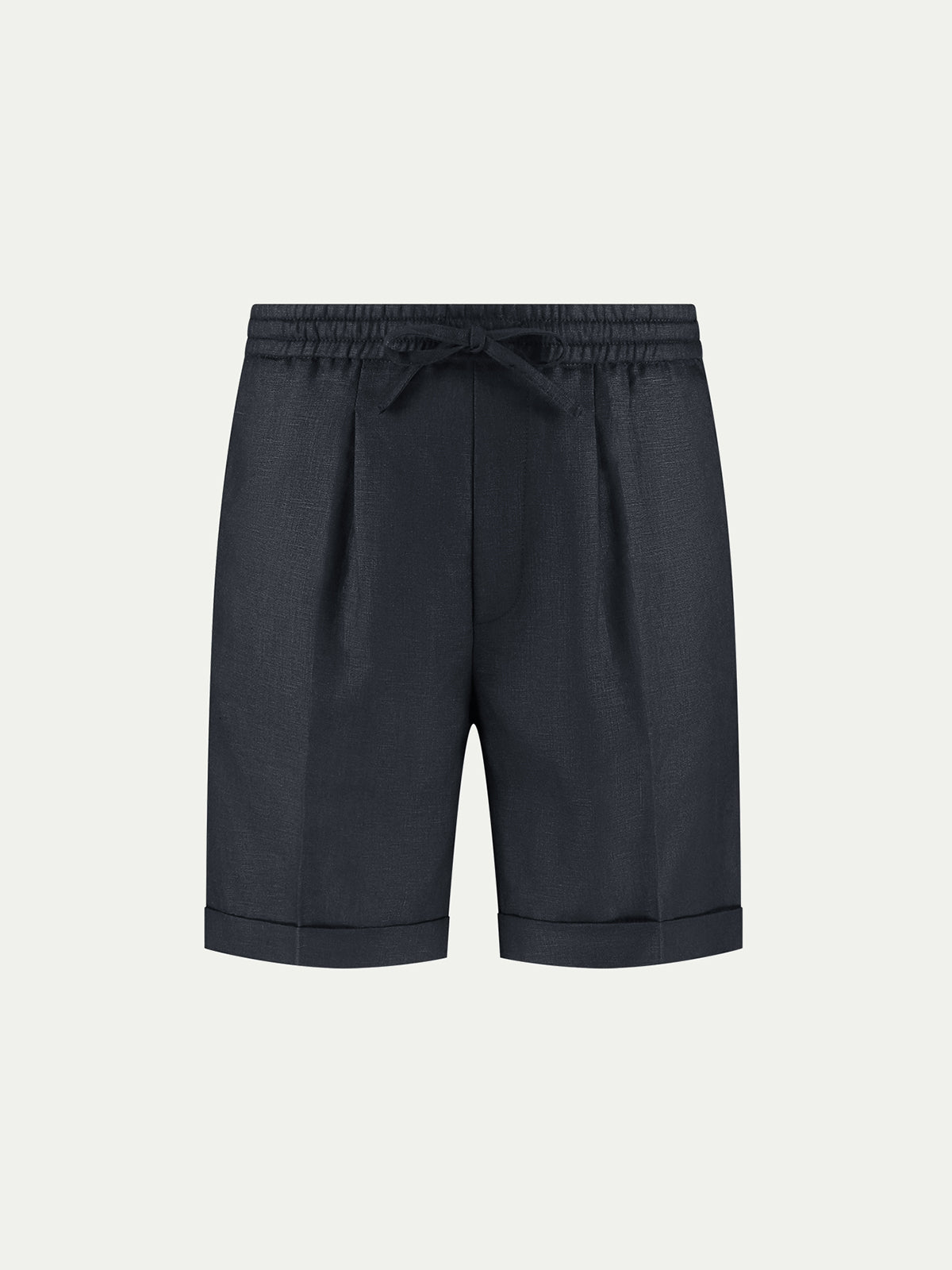 Navy Linen Seaside Shorts