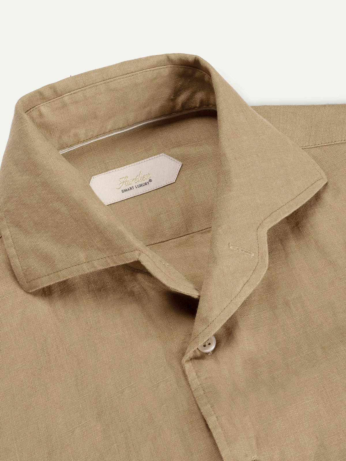 Dark Taupe Linen Seaside Shirt