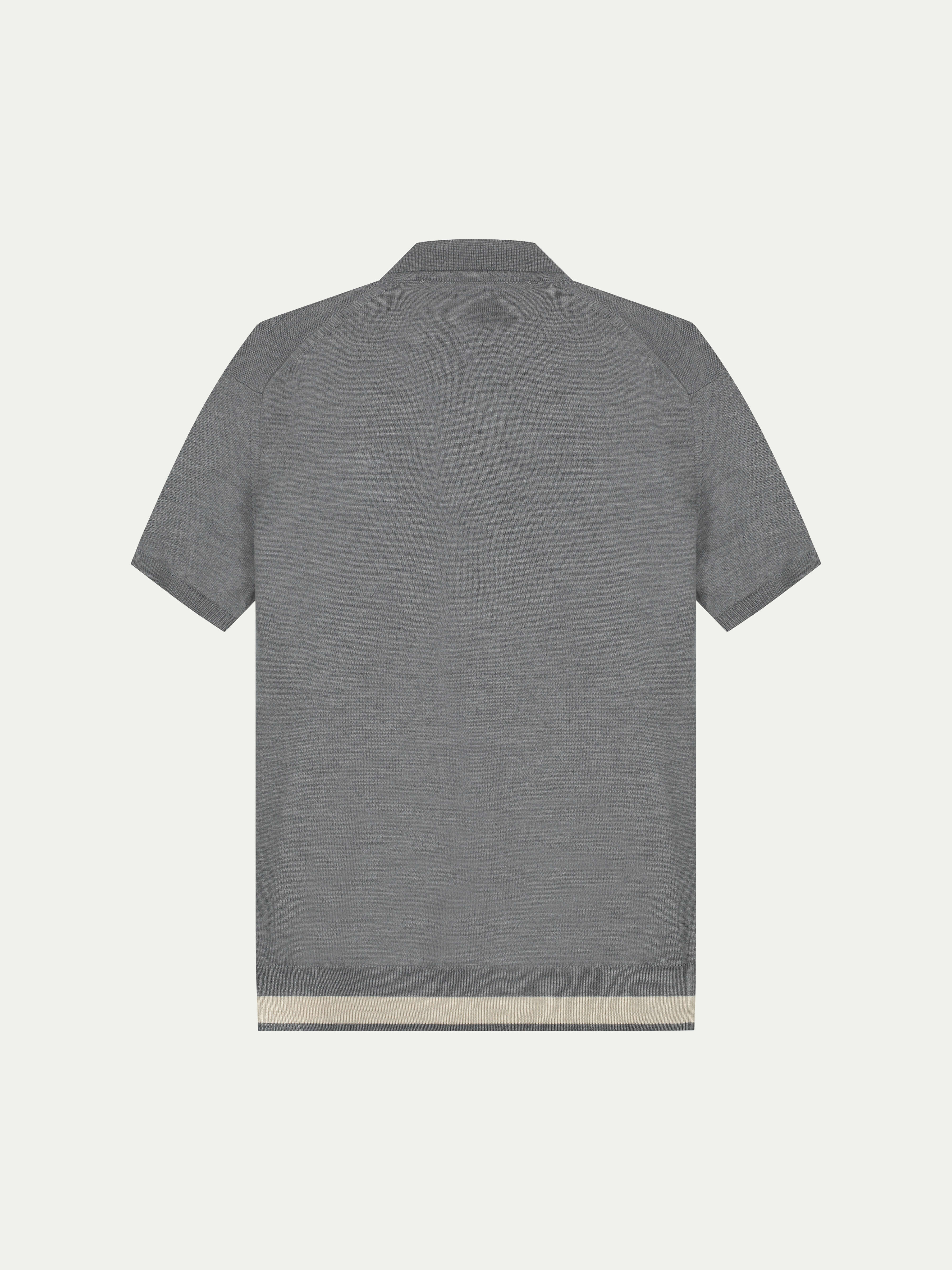 Buttonless AUR1 Polo Dark Grey