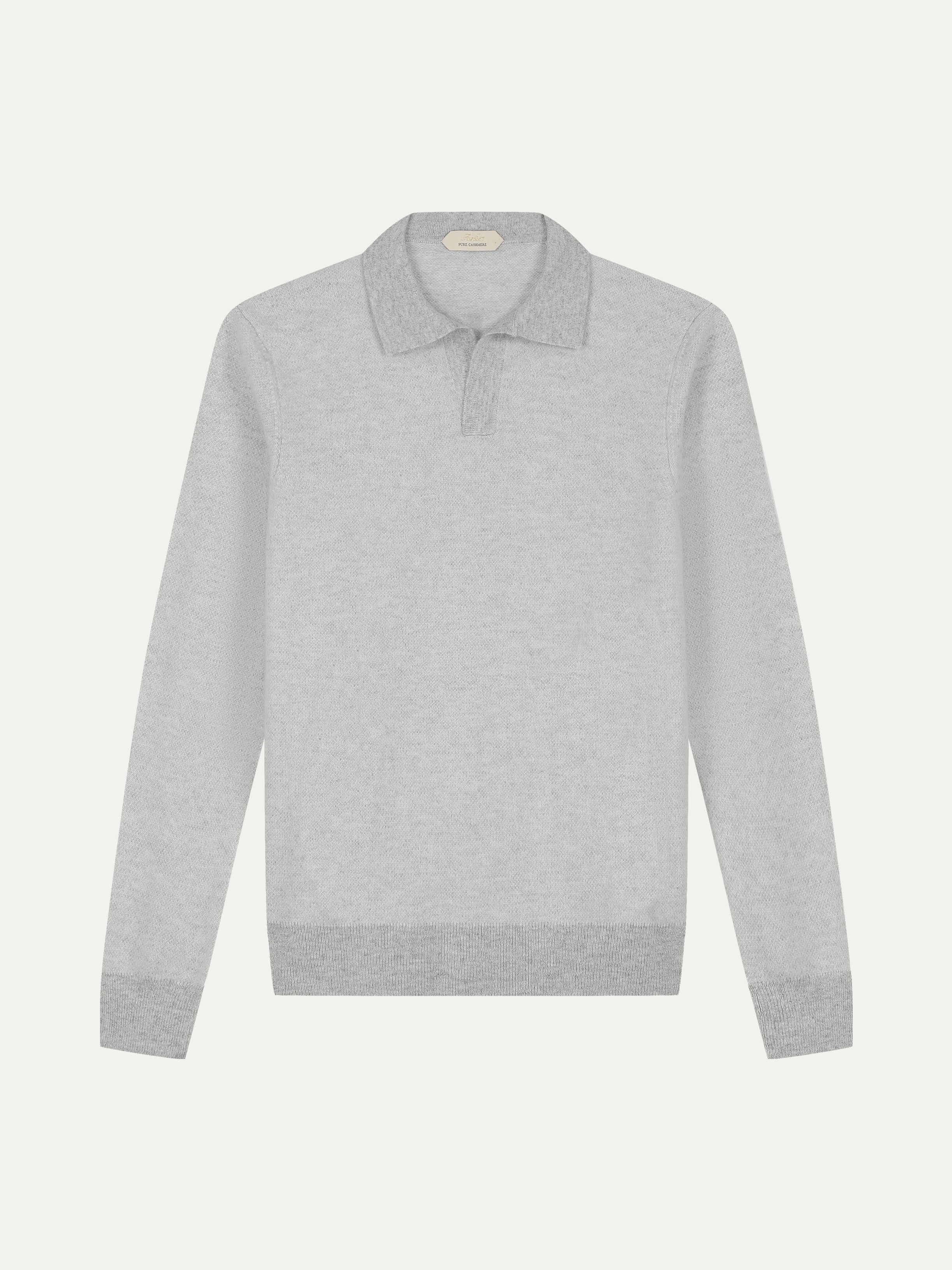 Light Grey Jaquard Polo