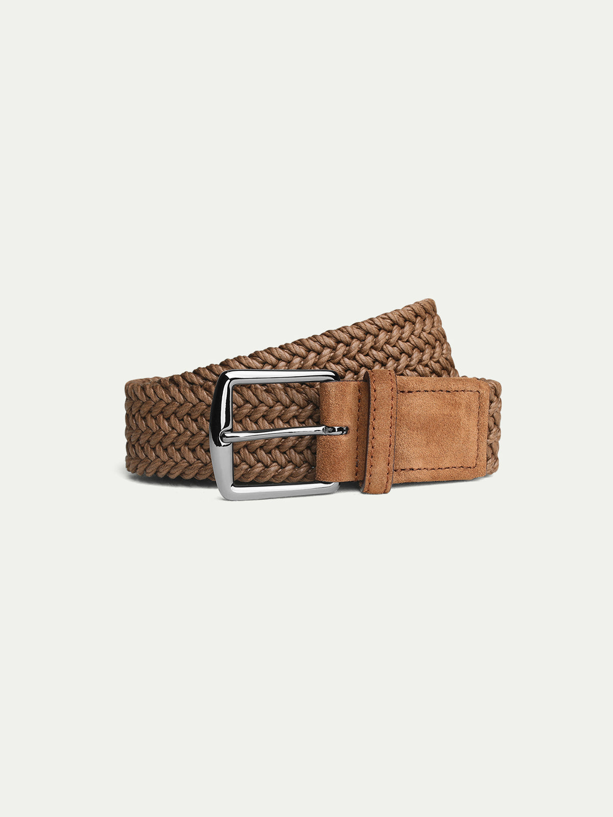 Caramel Waxed Cotton Belt Aurelien