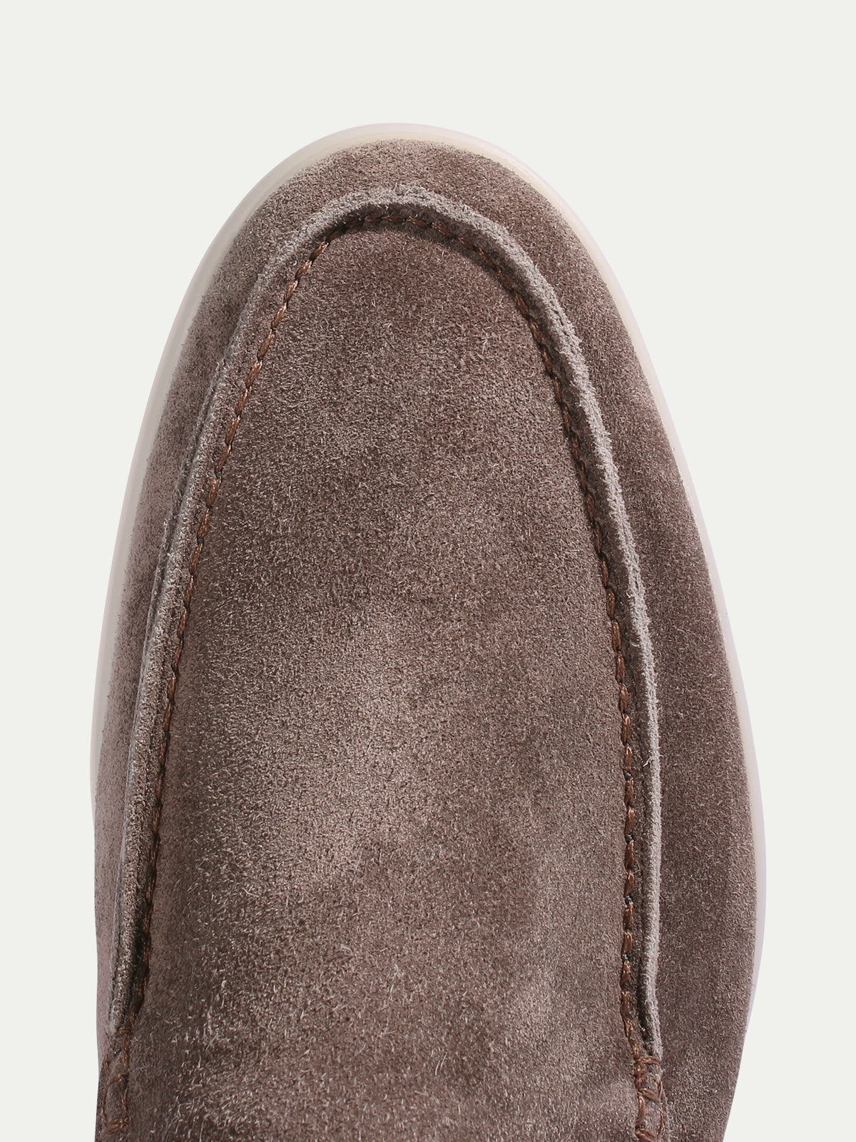 Ash Grey City Loafer with Shearling Aurelien