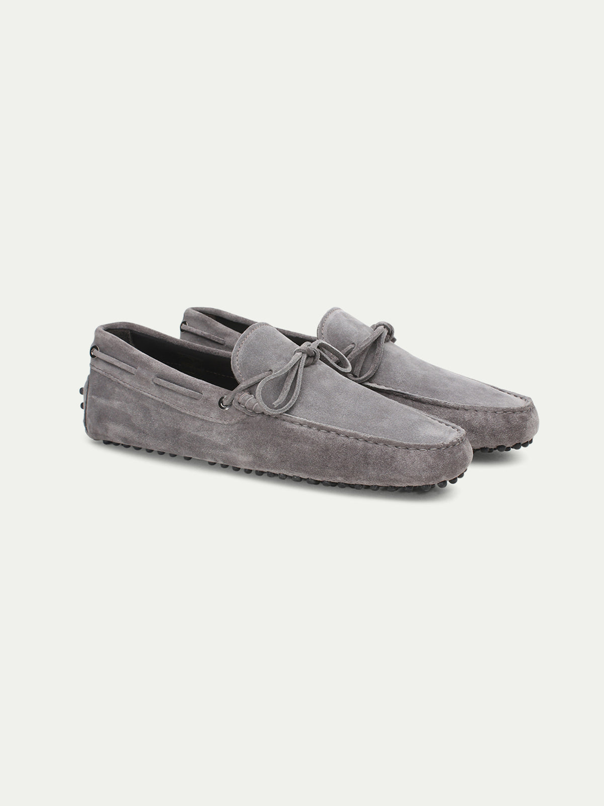 Grey Suede Driving Shoes Aurelien