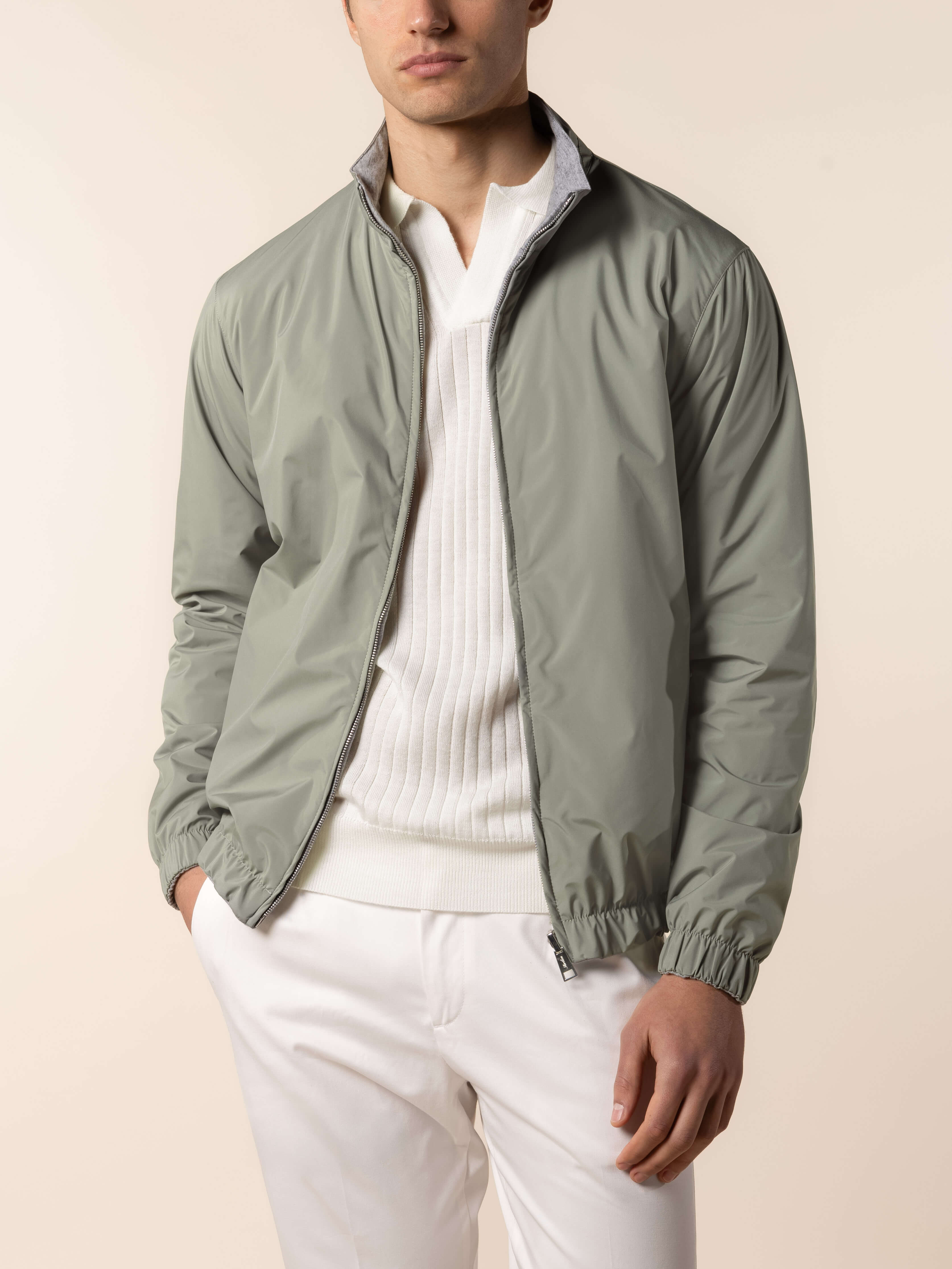Pistache Reversible Resort Jacket
