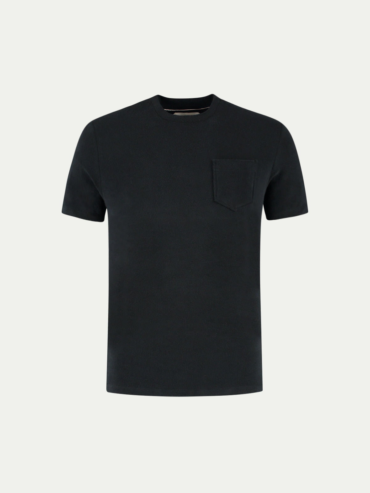 Black Terry Towelling T-Shirt