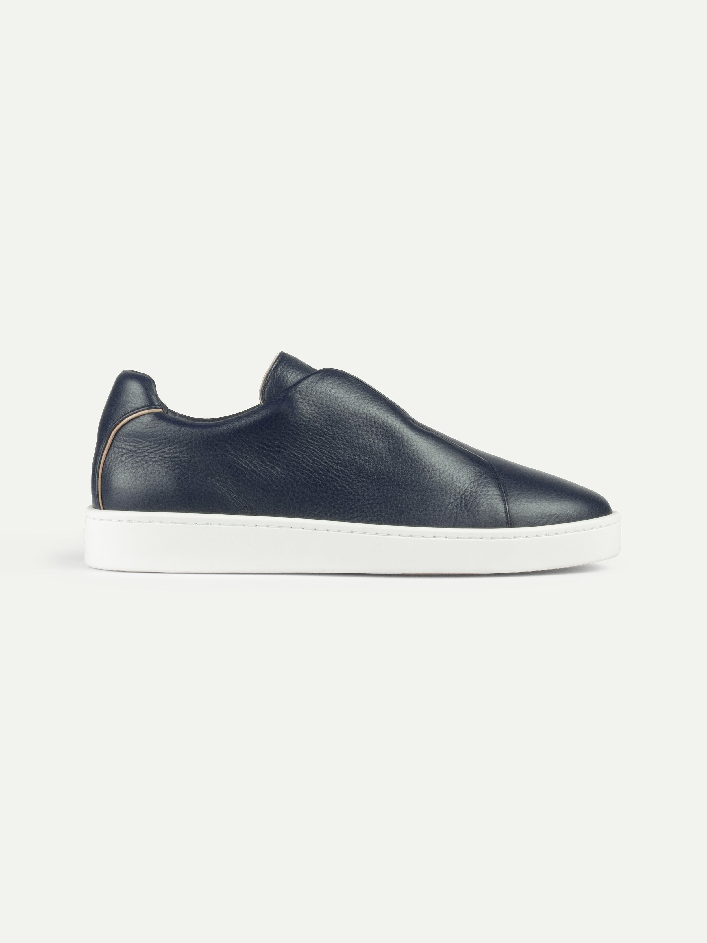 Navy Grain AUR3 Sneaker