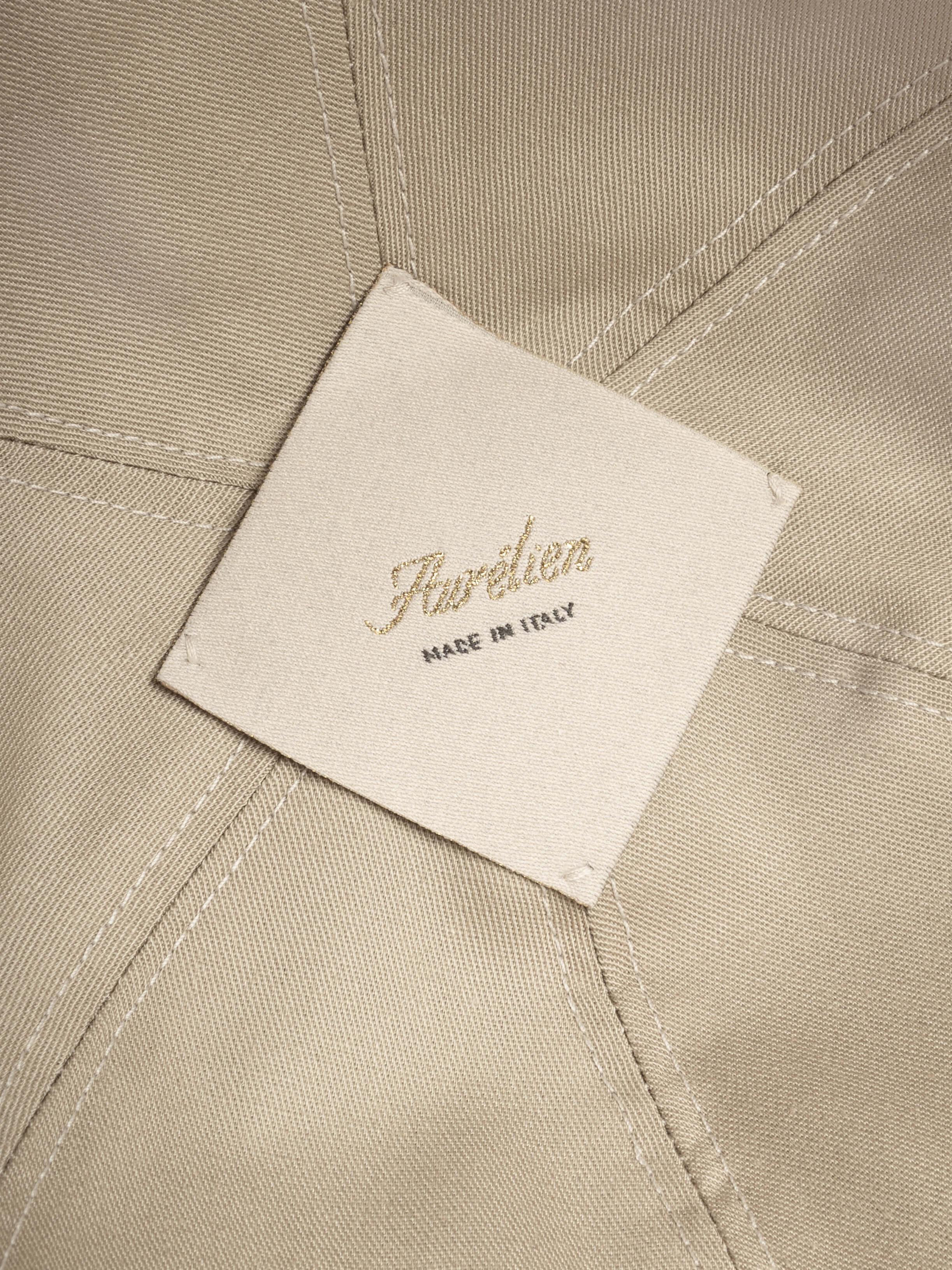Dark Taupe Linen Baseball Cap