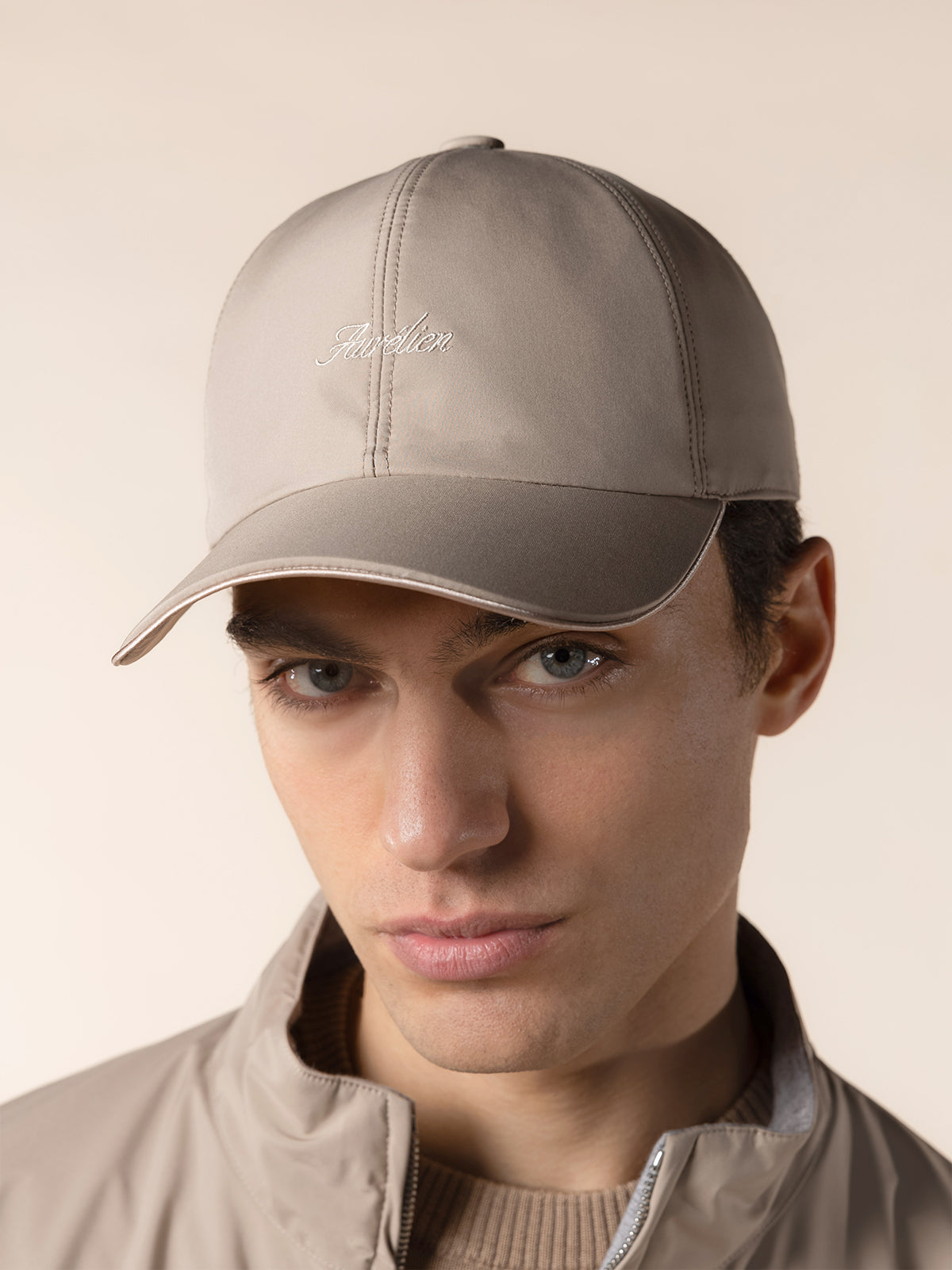 Beige Baseball Cap