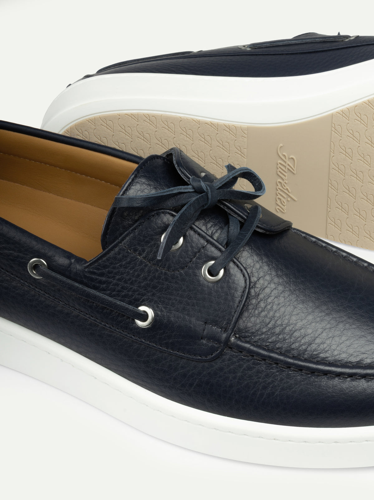 Navy Boat Sneaker