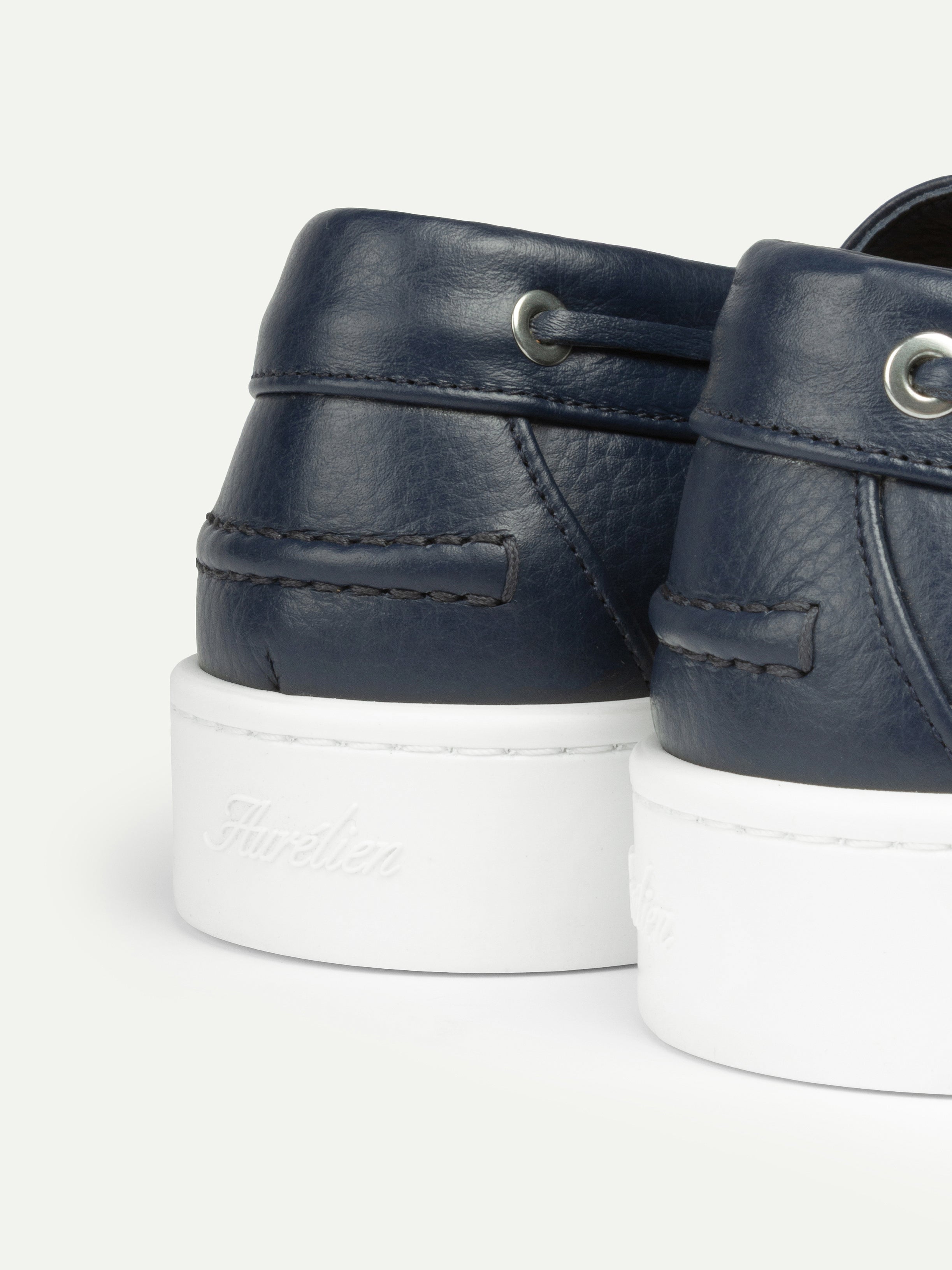 Navy Boat Sneaker